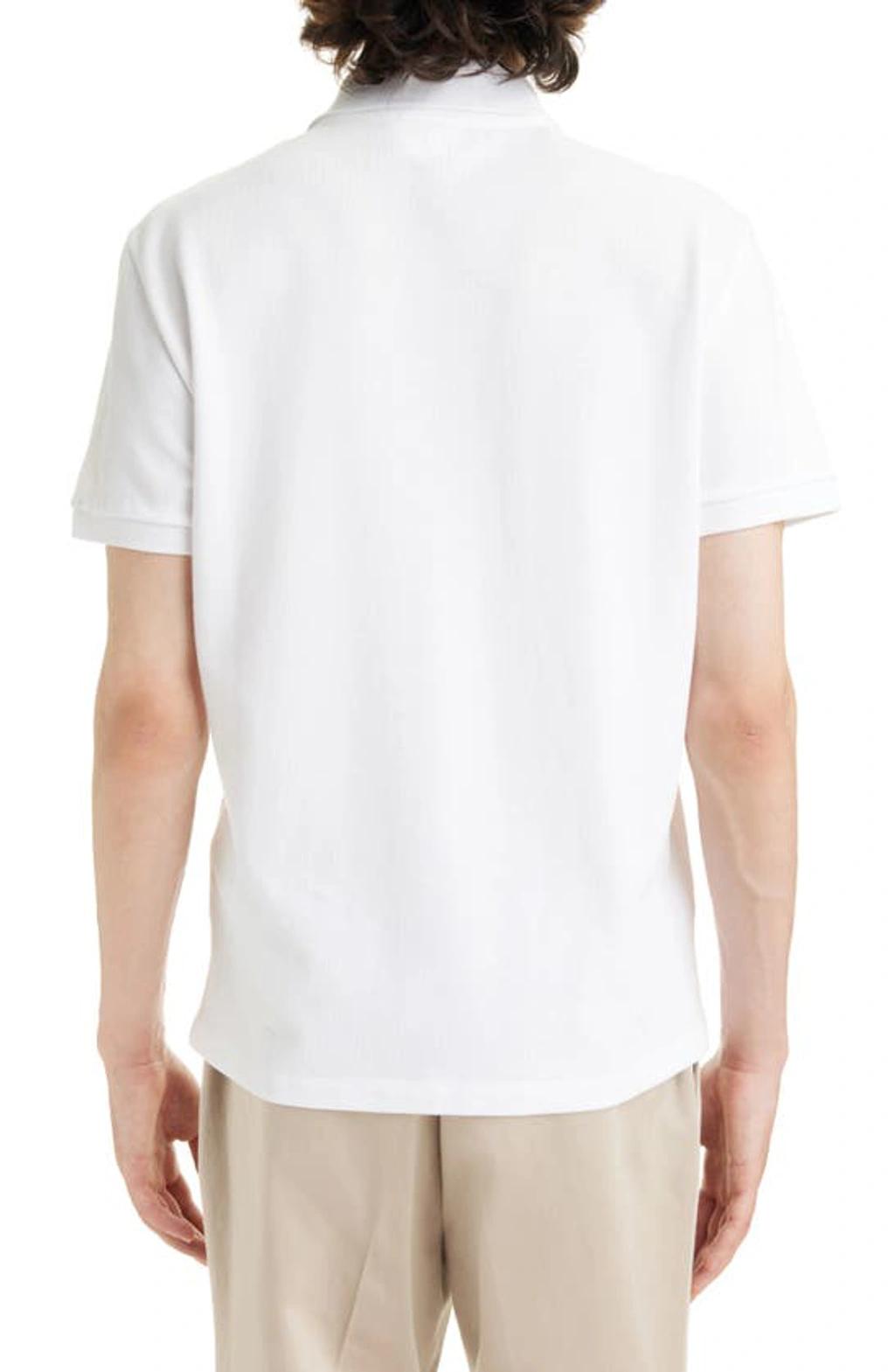 White Cotton Ami de Coeur Polo Product Image