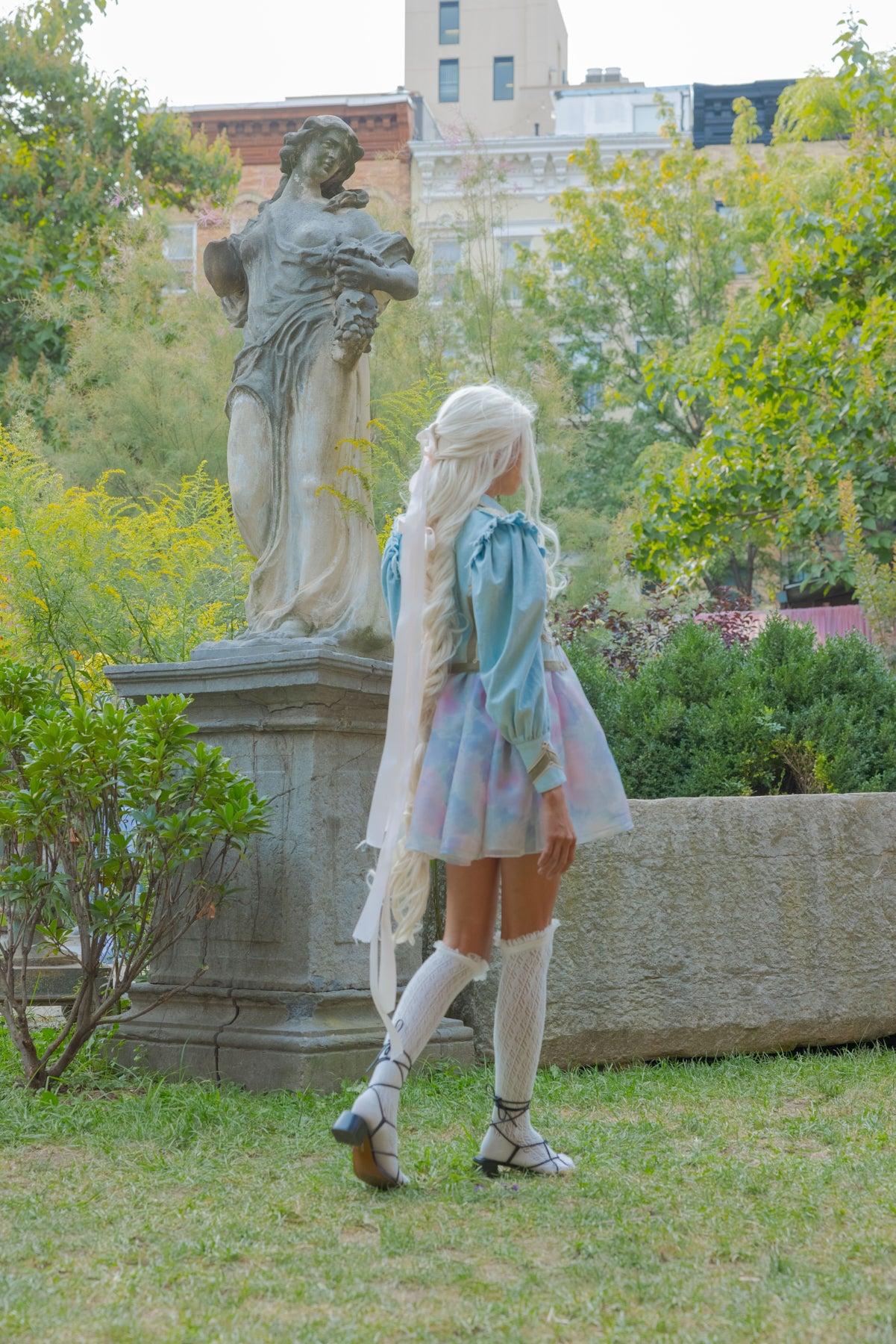 The Watercolor Rosebud Dress Product Image