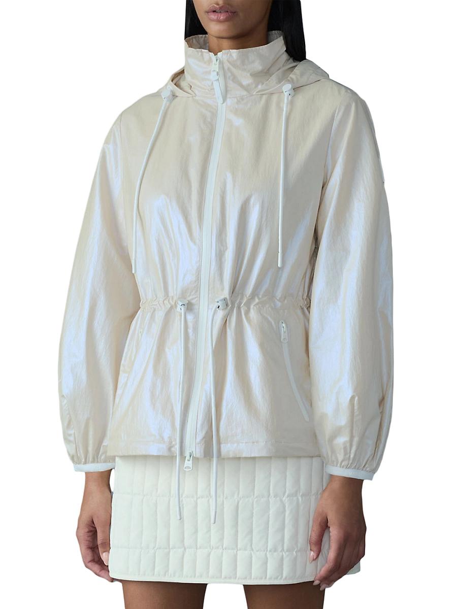 Womens Isha Metallic Windbreaker Jacket Product Image