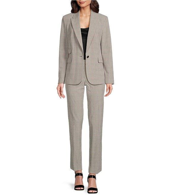 KARL LAGERFELD PARIS Solid Cowl Neck Sleeveless Hardware Strap Detail Tank Product Image