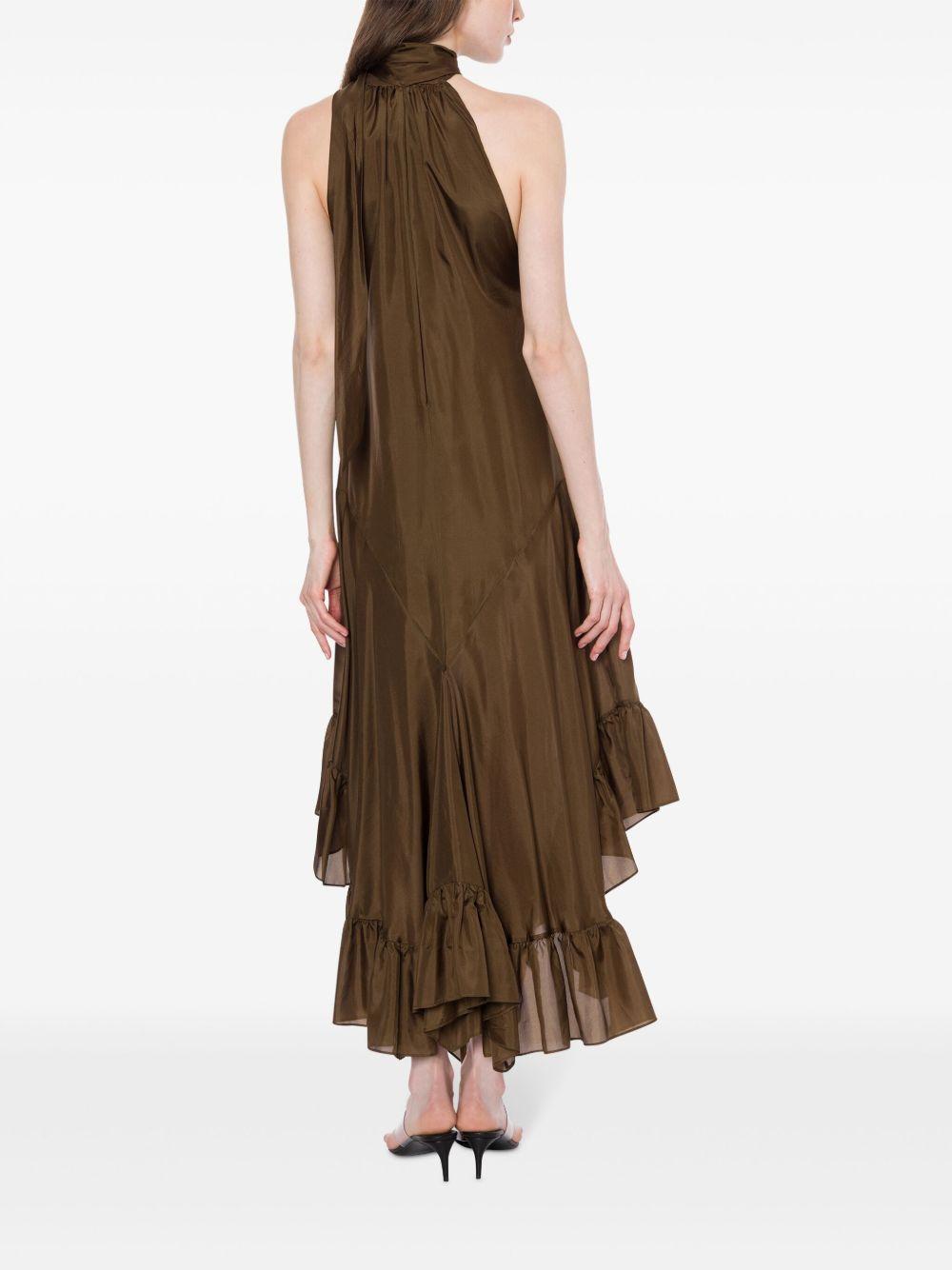 silk halterneck dress Product Image