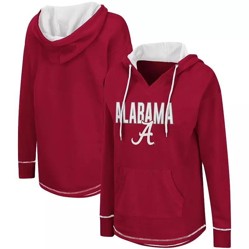 Women's Colosseum Crimson Alabama Crimson Tide Tunic Pullover Hoodie,  Product Image