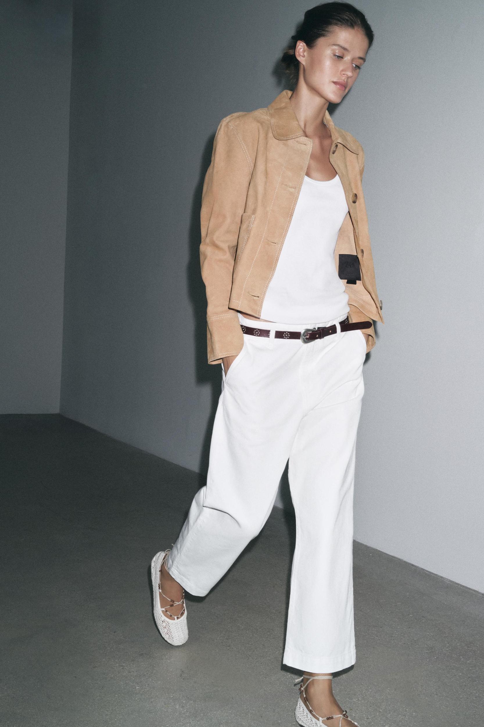 ZW COLLECTION CROPPED CHINO PANTS Product Image