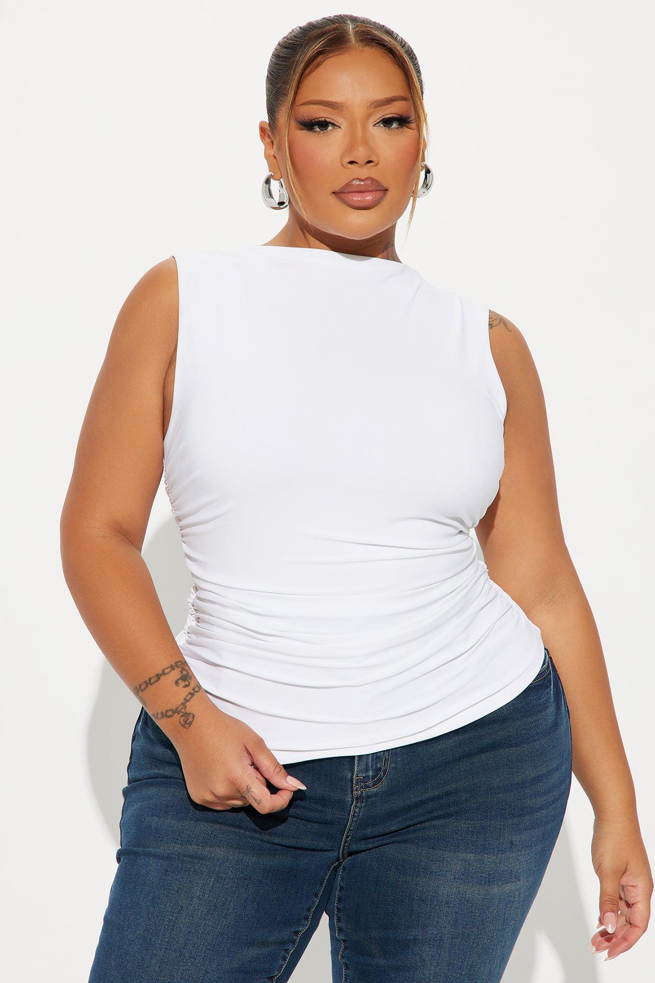 Demy Double Lined Top - White Product Image