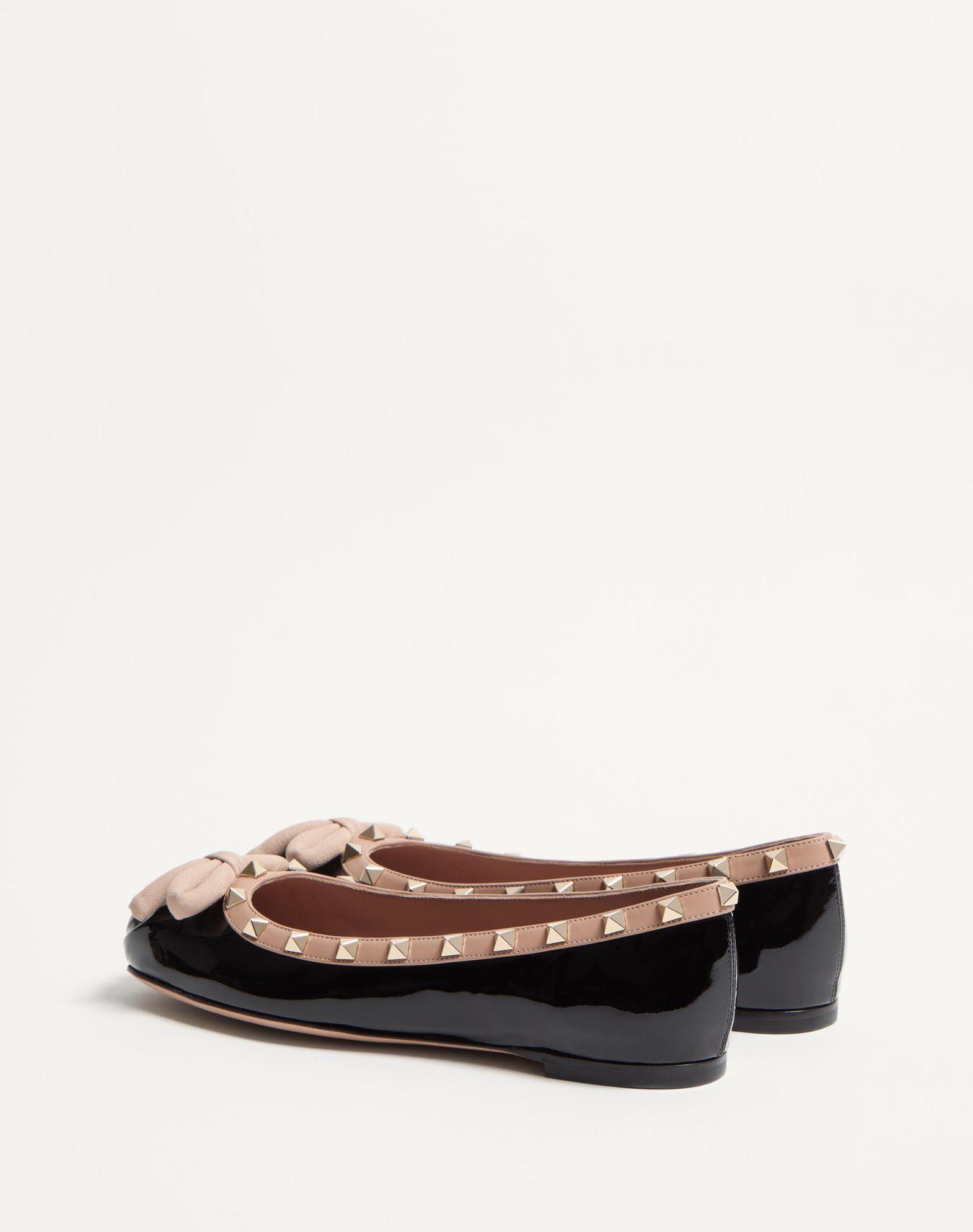 Rockstud Patent Leather Ballerina Product Image