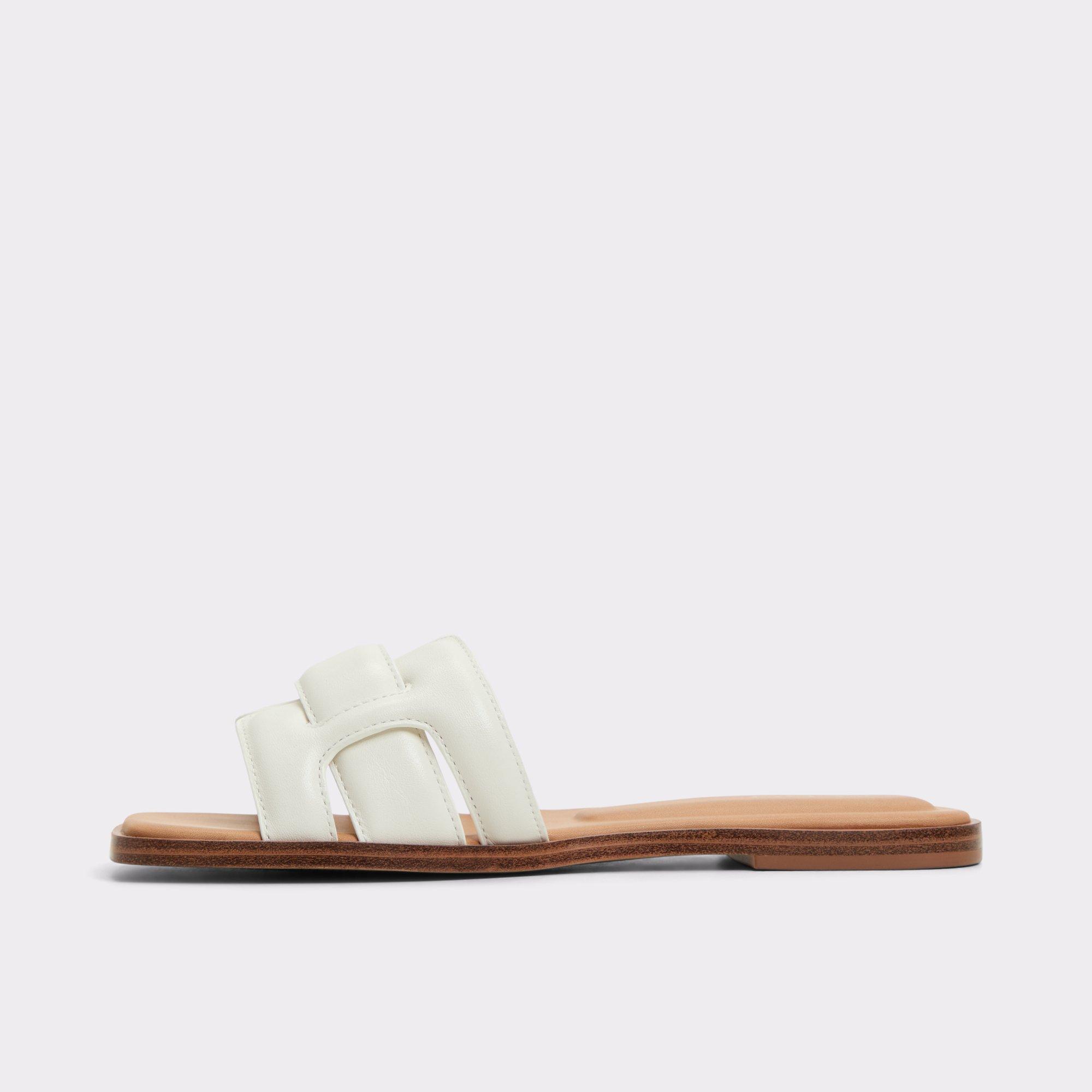 Eleny White Women's Flat Sandals | ALDO US Product Image