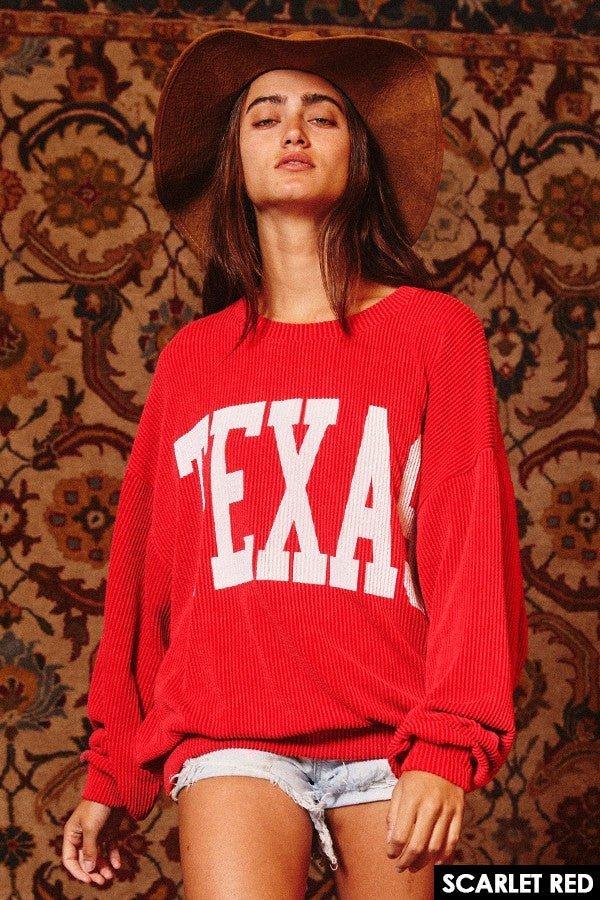 The Texas Graphic Sweatshirt (MULTIPLE COLORS) Product Image