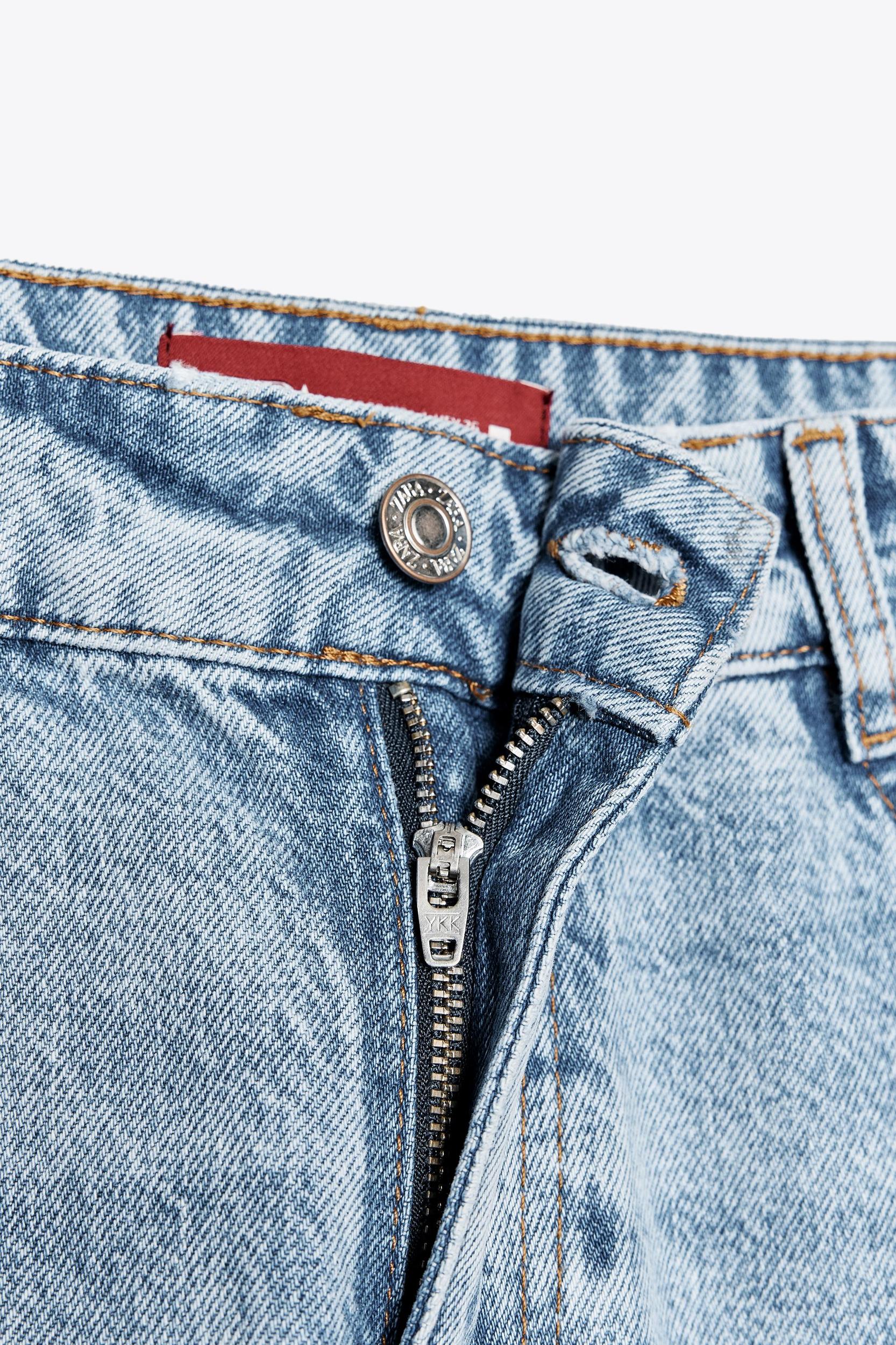 Z1975 SLIM FLARE LOW RISE RIPPED LONG LENGTH JEANS Product Image