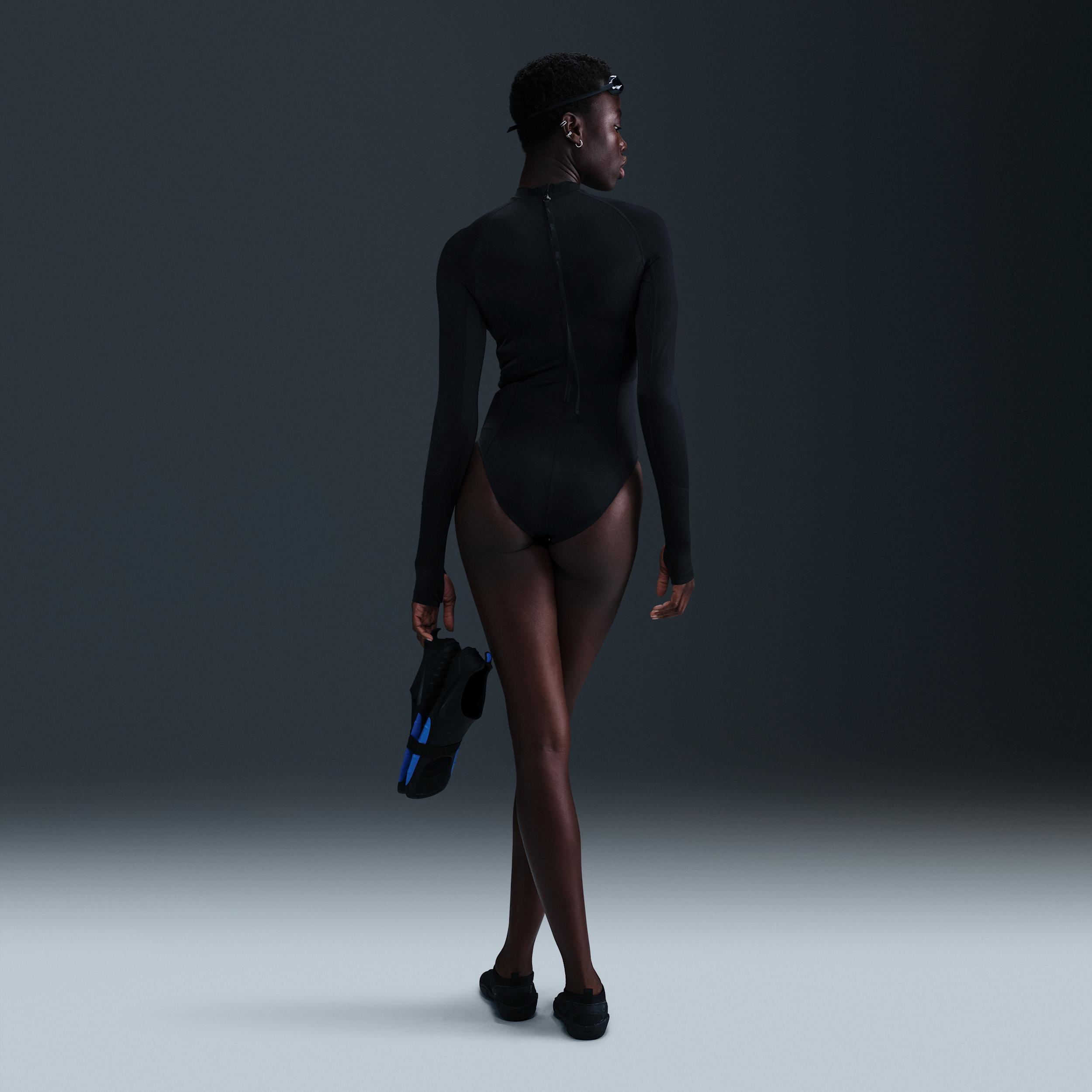 Nike Womens Swim Fusion HydraLock Long-Sleeve One-Piece (CB) | NESSF166-001 Product Image