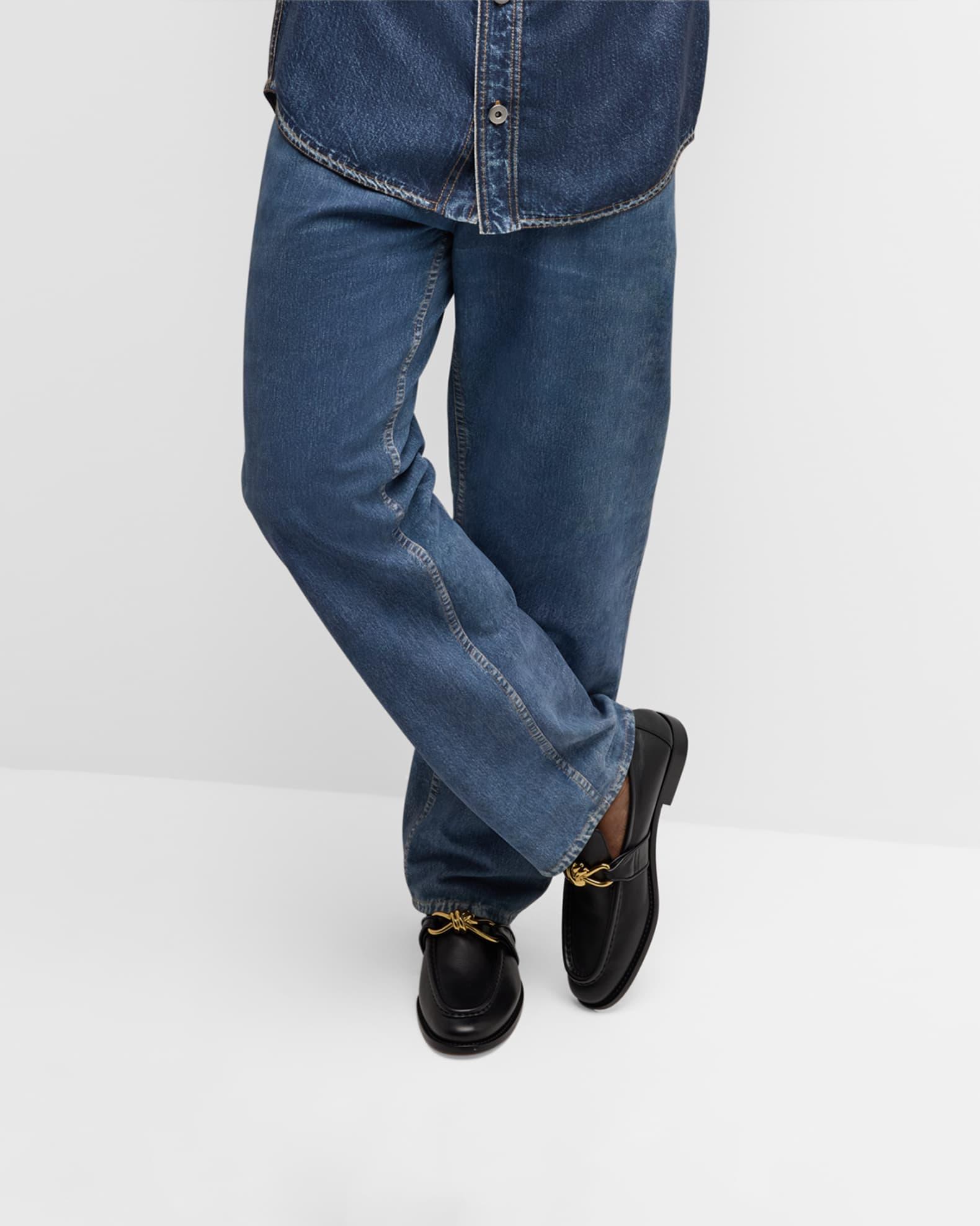 Men's Astaire Metallic Knot Napa Loafers Product Image