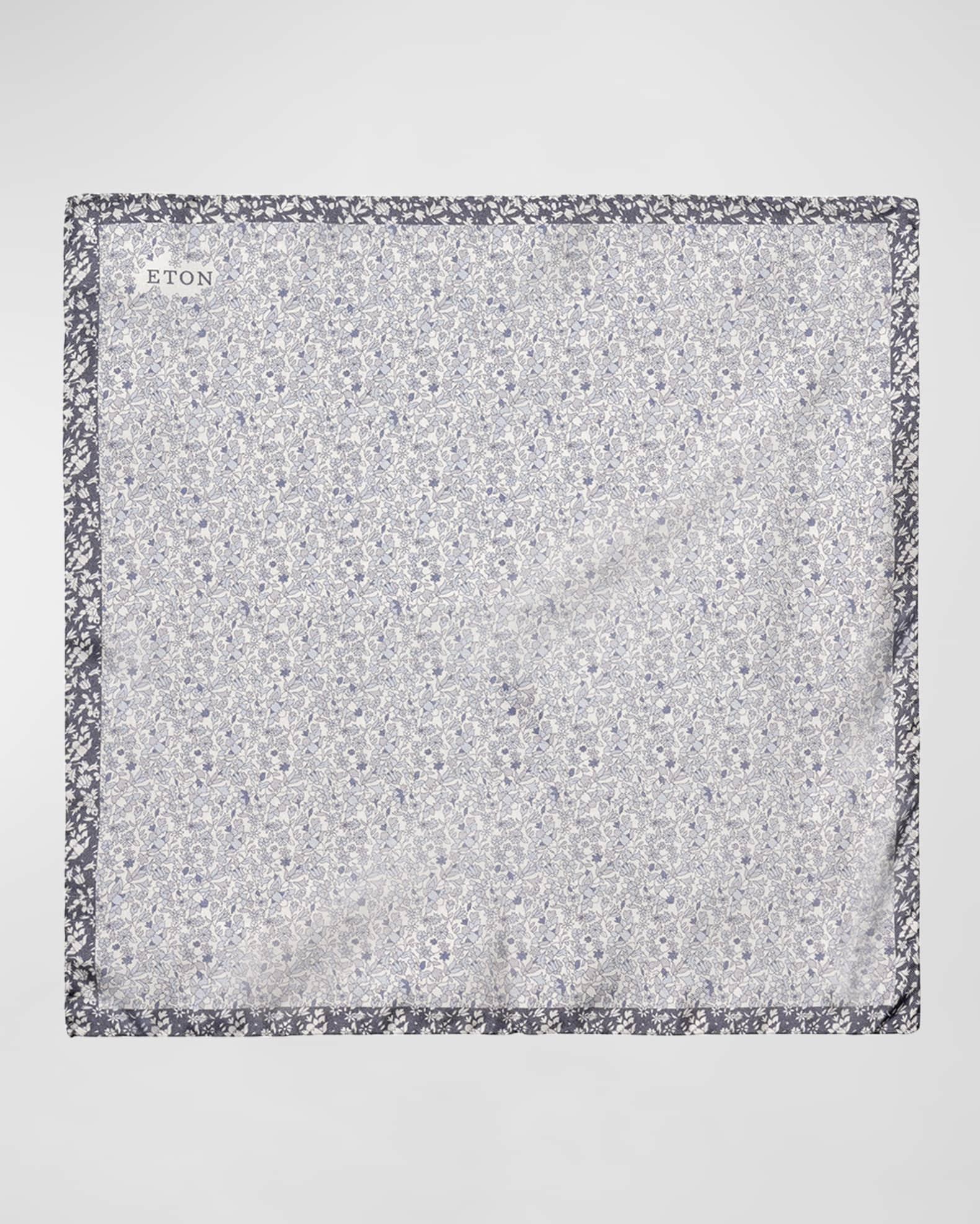 Men's Silk Floral Pocket Square Product Image