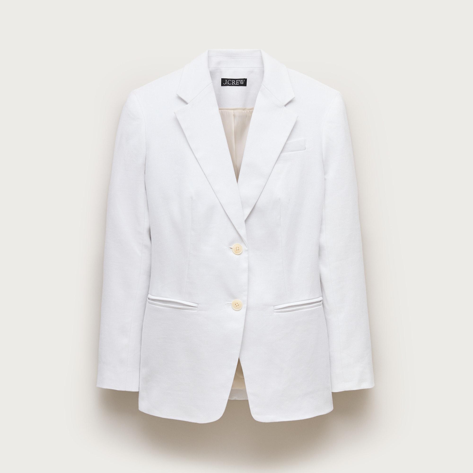 Margeaux blazer in stretch linen blend Product Image