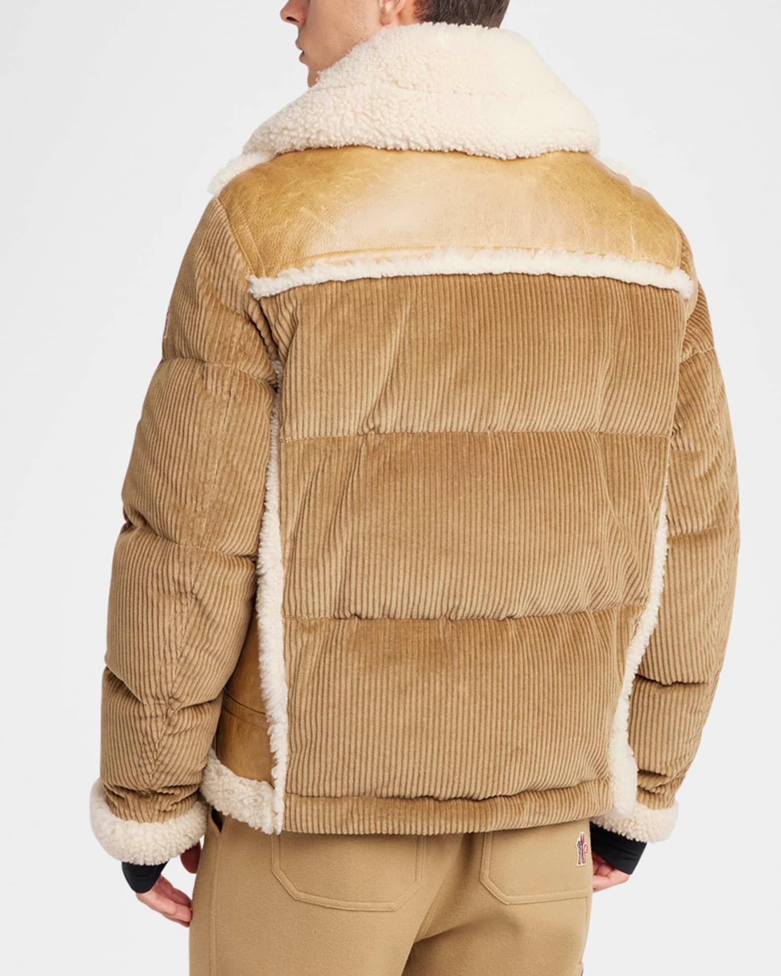 Men's Argens Shearling Bomber Jacket Product Image