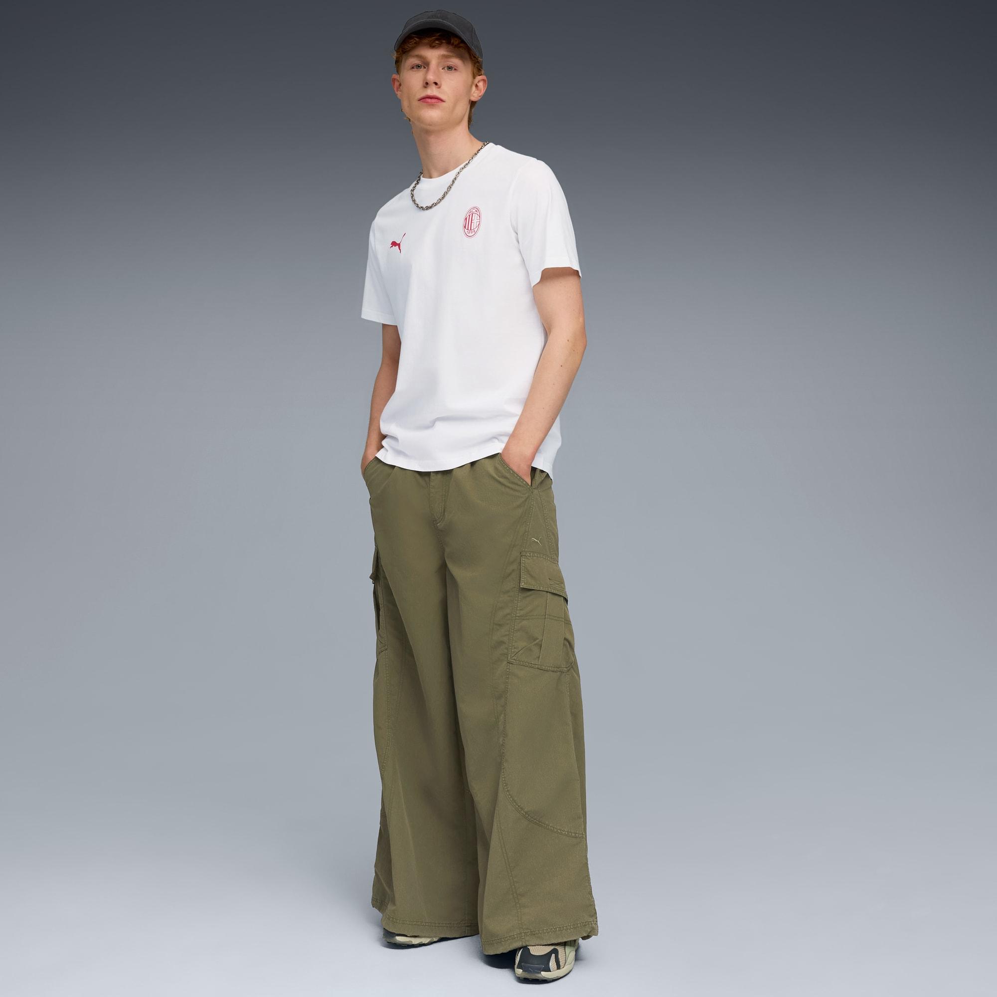 PUMA AC Milan Soccer Essentials Men's Soccer T-Shirt Product Image