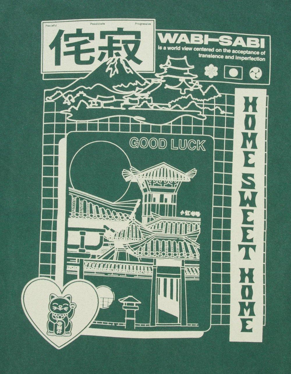 BDG Urban Outfitters Home Sweet Home Mens Tee - GREEN Product Image