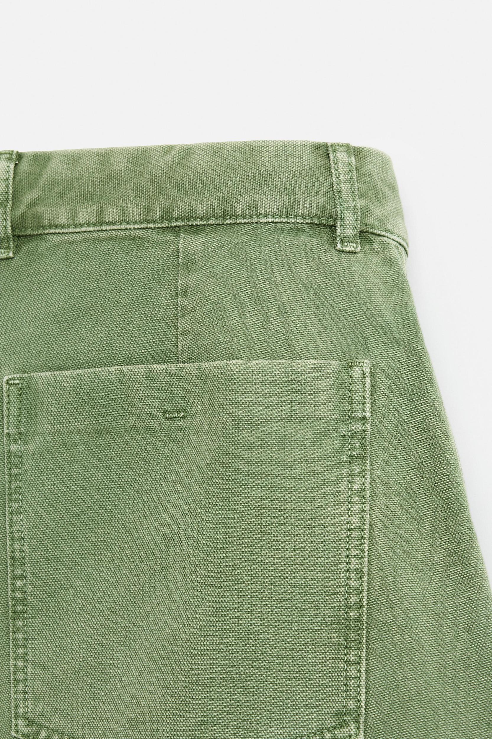 WASHED CANVAS SHORTS Product Image