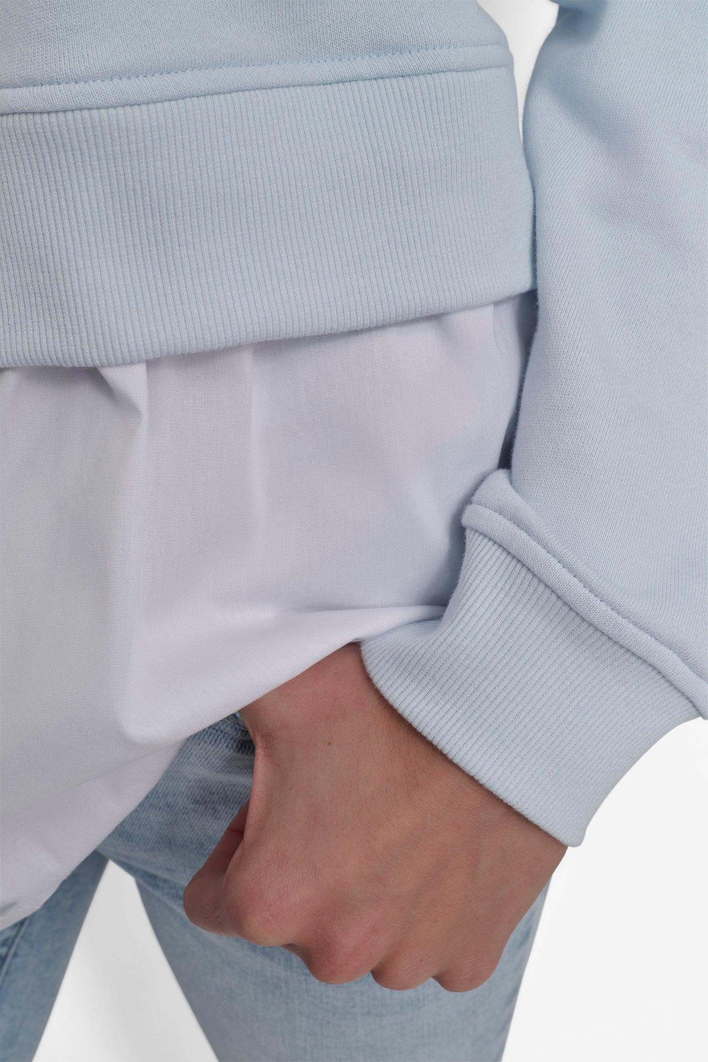 SWEATSHIRT WITH POPLIN SHIRT Product Image