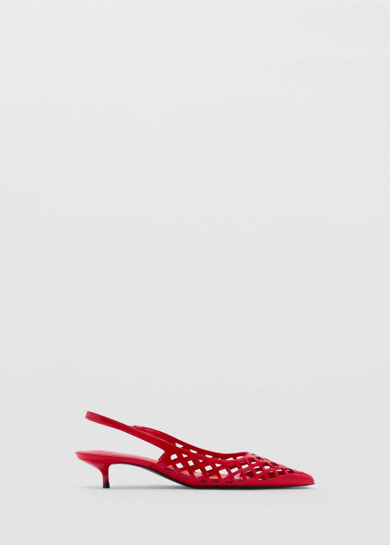 Die-cut kitten shoes - Women | MANGO USA Product Image