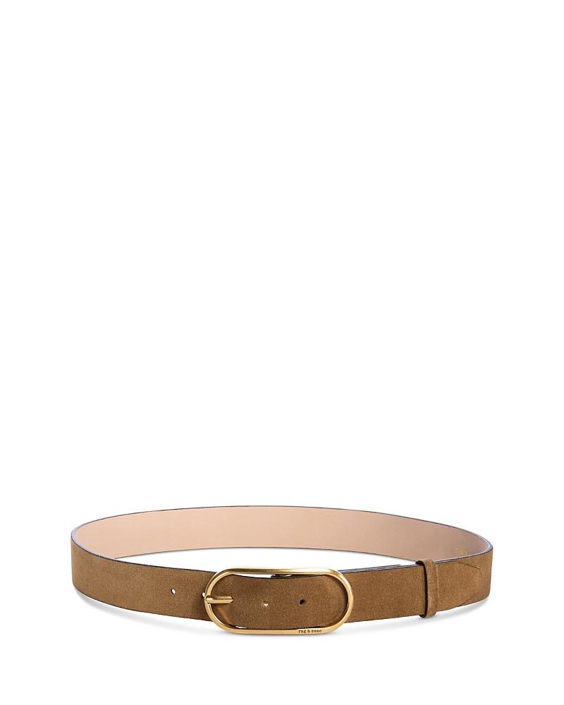 rag & bone Womens Rounded Rebound Leather Belt Product Image