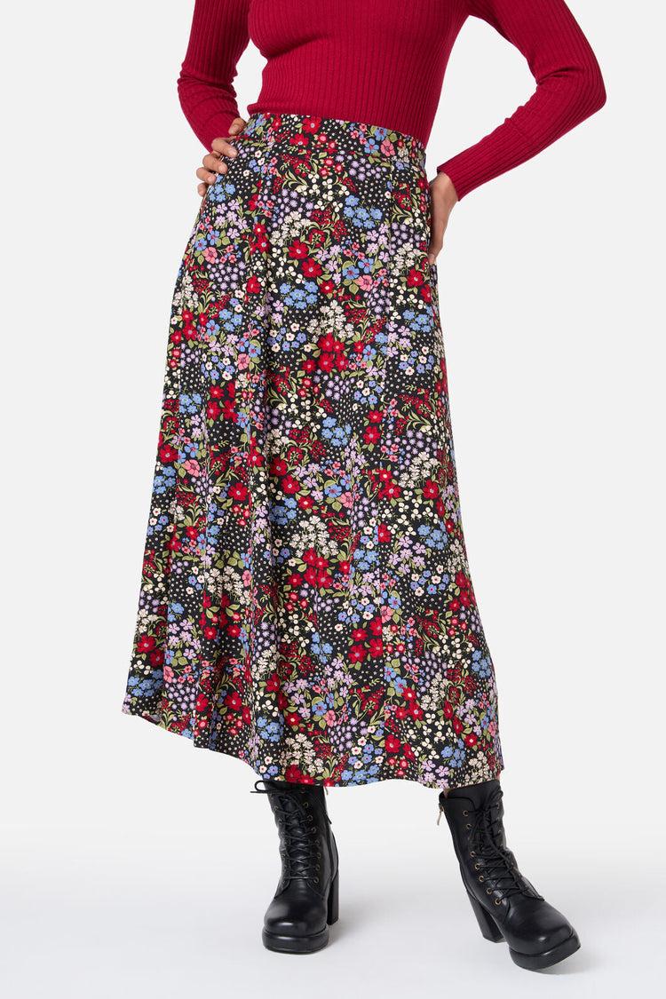 Ada 90's Floral Midi Skirt Product Image