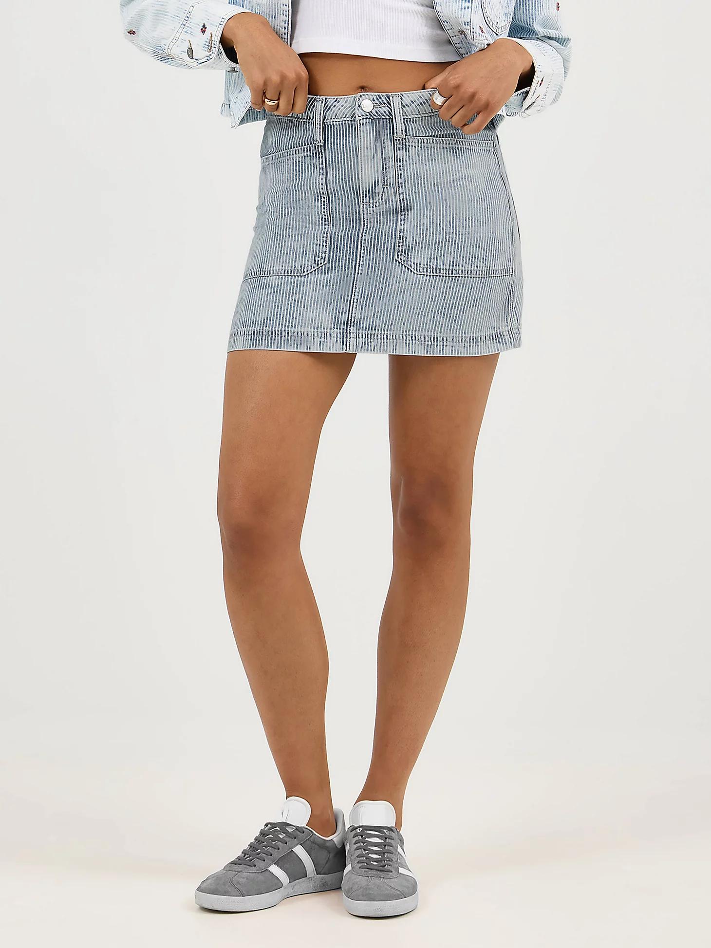 Women's Mid Thigh Mini Skirt | Women's Skirts & Dresses | Lee® Product Image