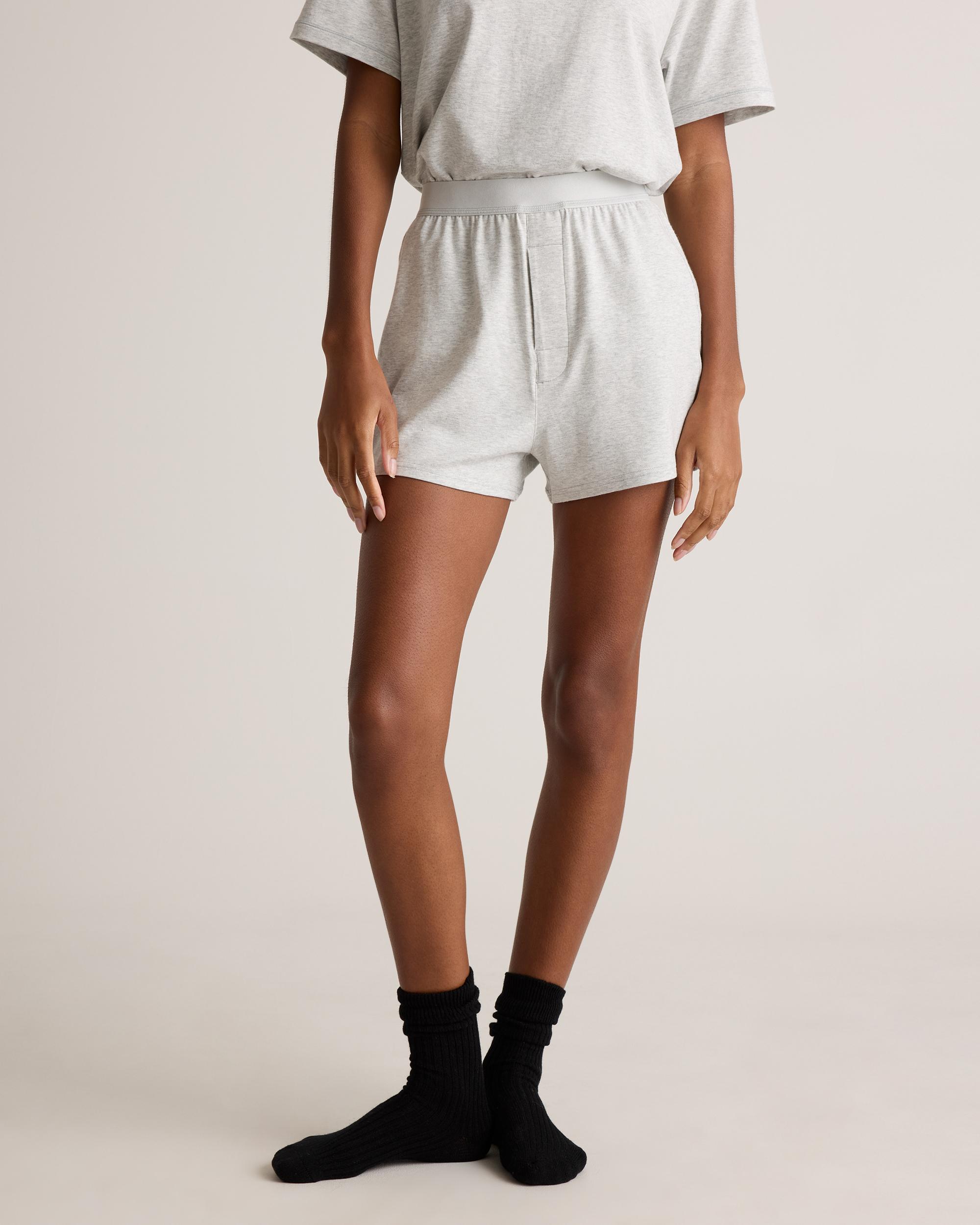 Quince | Women's Dream Lounge Oversized Short Sleeve Pajama Set Cotton Product Image