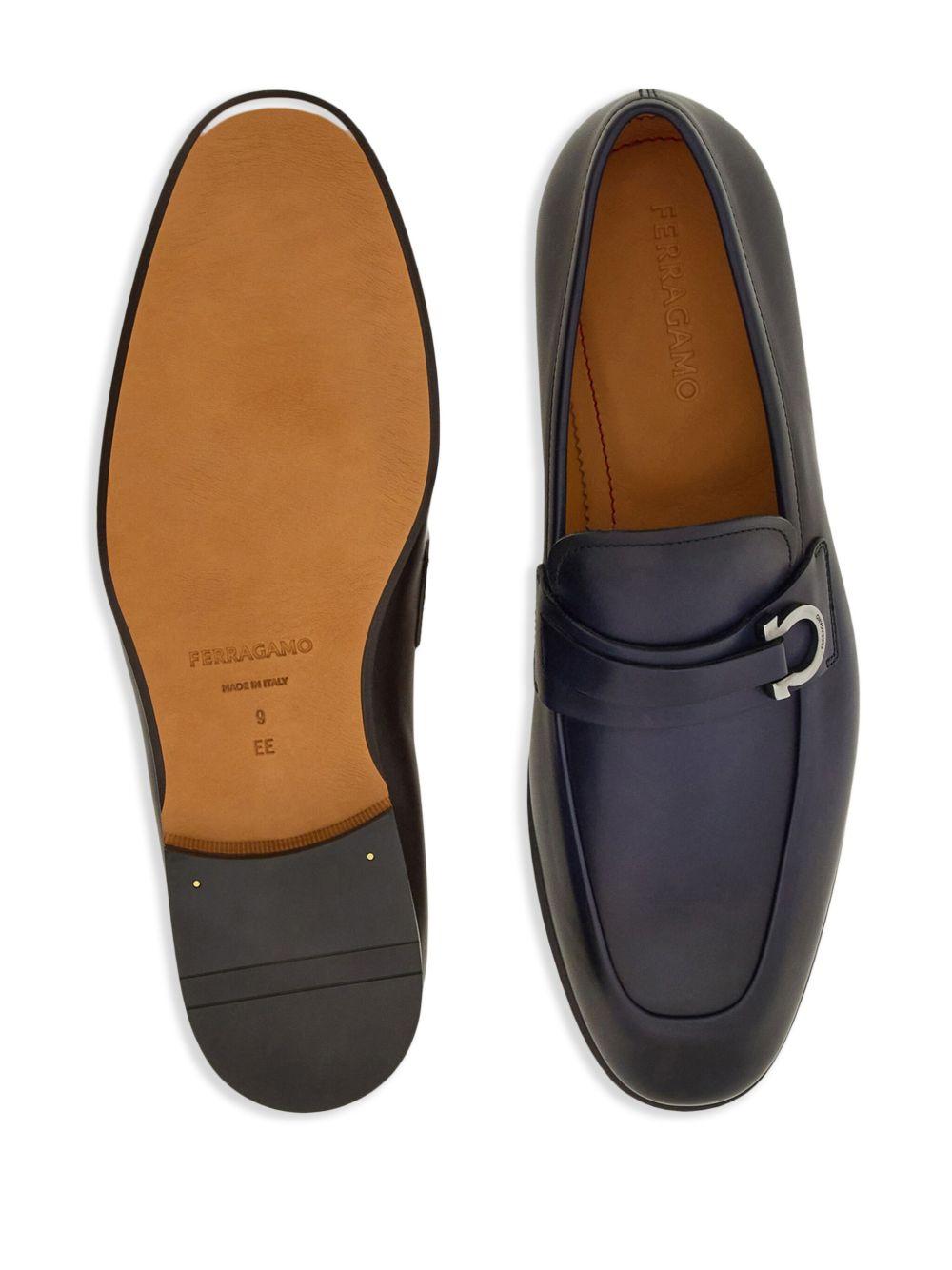 Gancini-embellished loafers Product Image