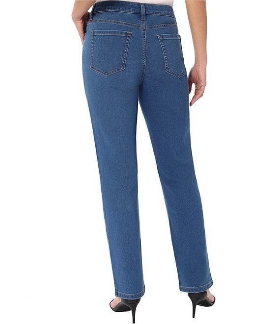 Jones New York Lexington Straight Leg High Rise 5 Pocket Jean Product Image
