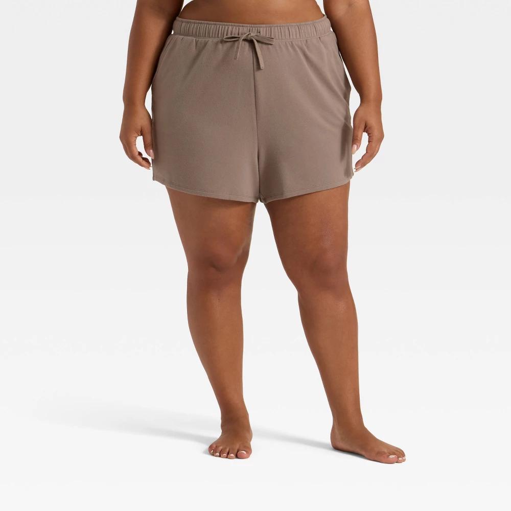 Women's Fleece Shorts - Auden™ Cream XS Product Image