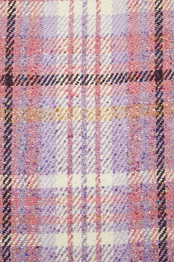 Plaid fringe scarf Product Image