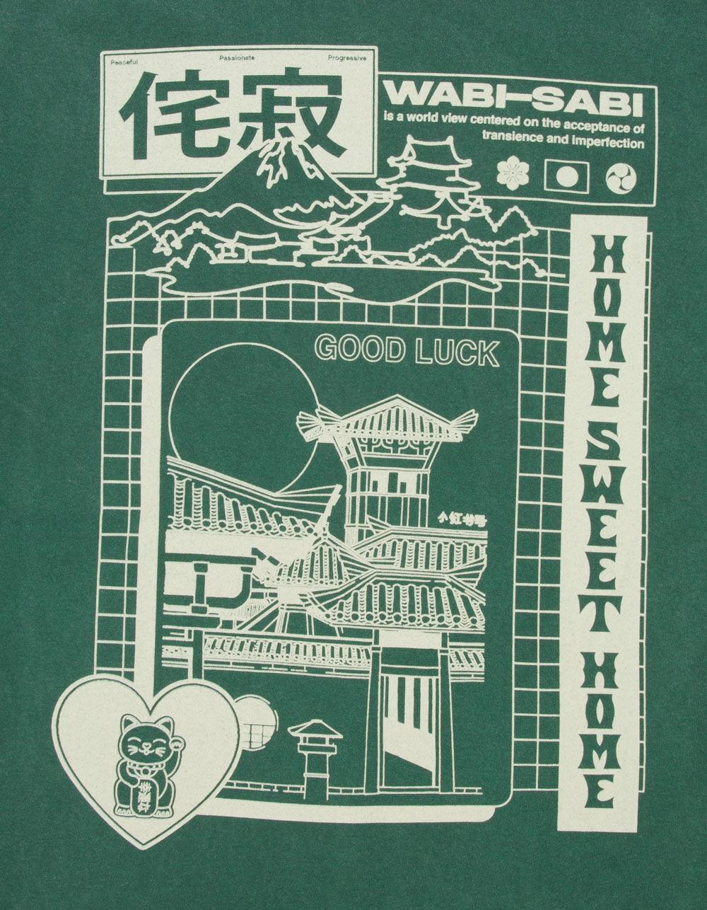 BDG Urban Outfitters Home Sweet Home Mens Tee - GREEN Product Image