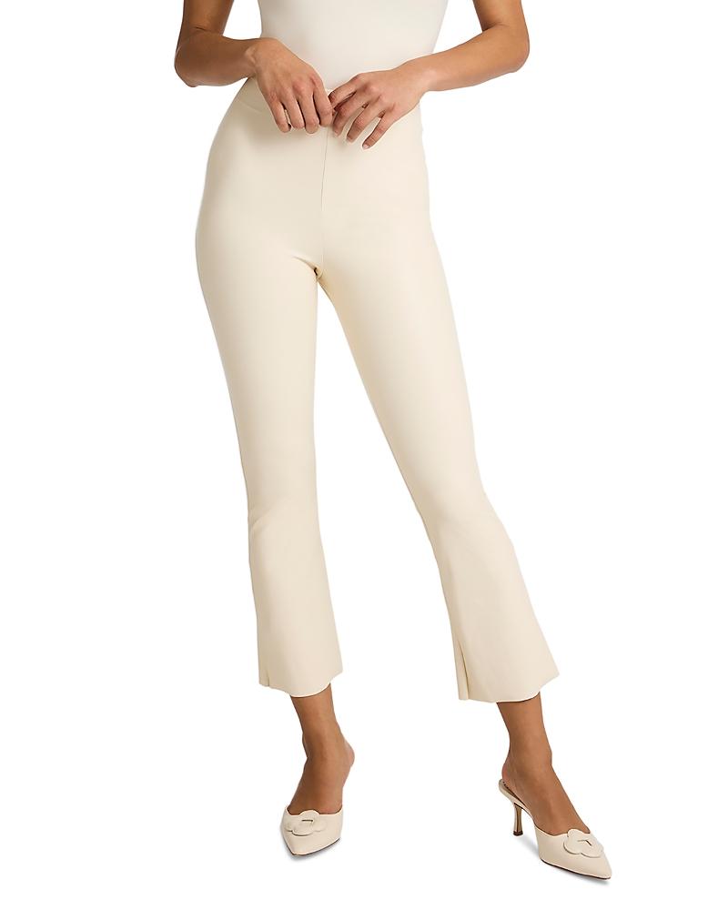 Commando Faux Leather Cropped Flare Leggings Product Image