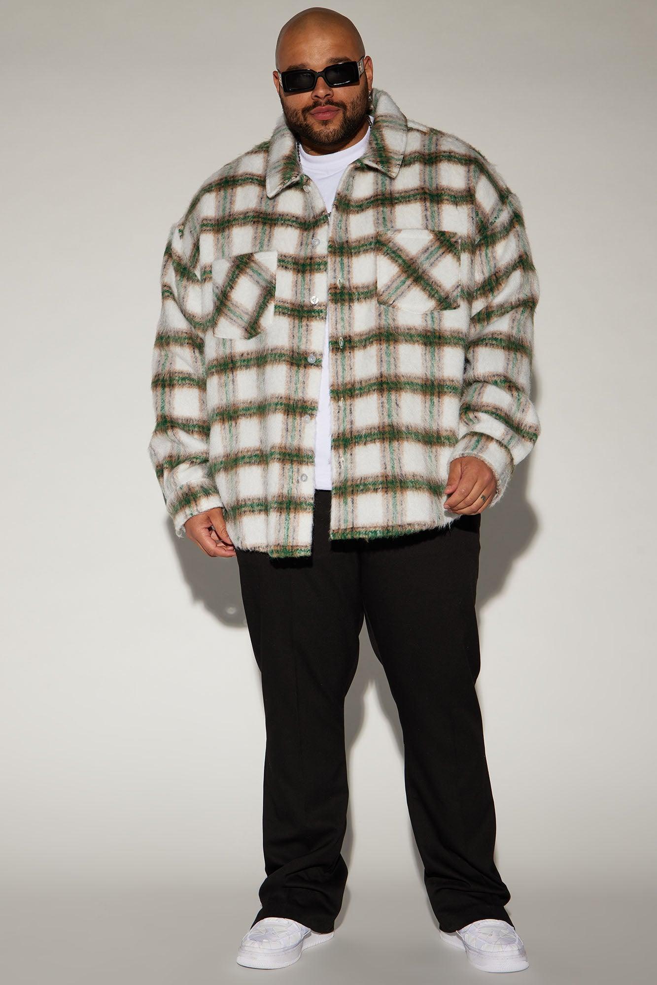 Pacific Mohair Shacket - Olive Product Image