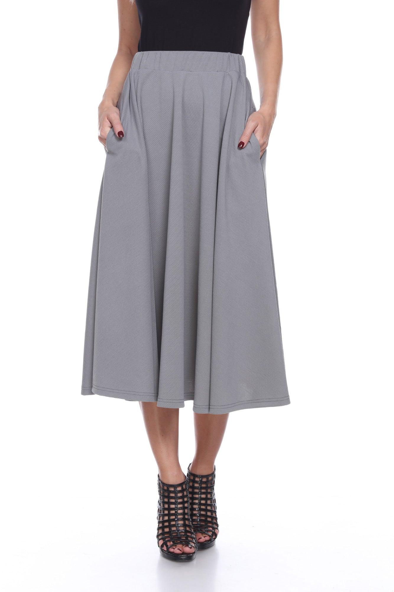 Tasmin Flare Midi Skirts Product Image