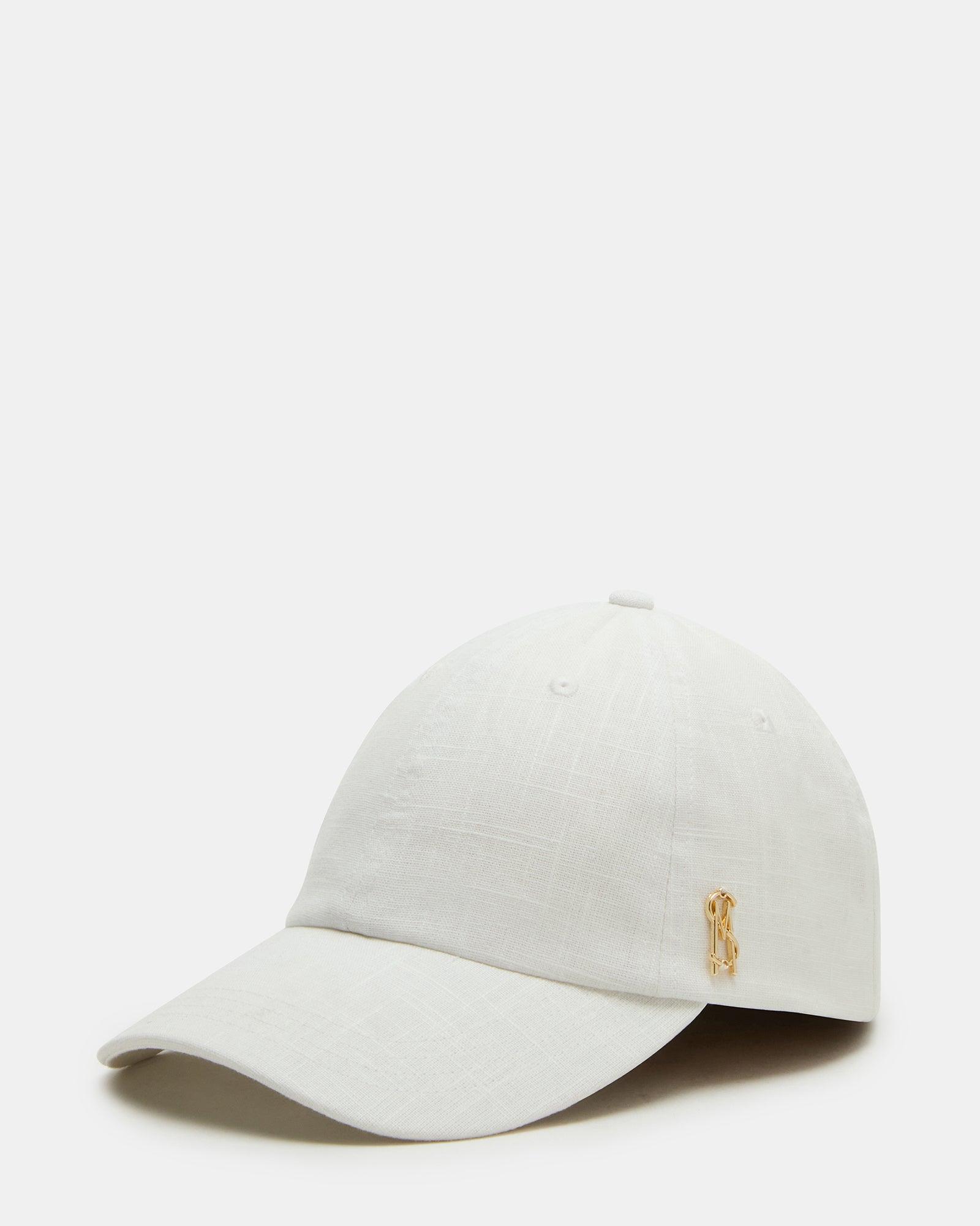 LINEN BASEBALL CAP CREAM Female Product Image