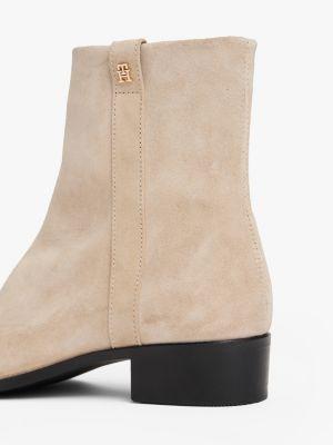 Suede Zip Ankle Boot Product Image