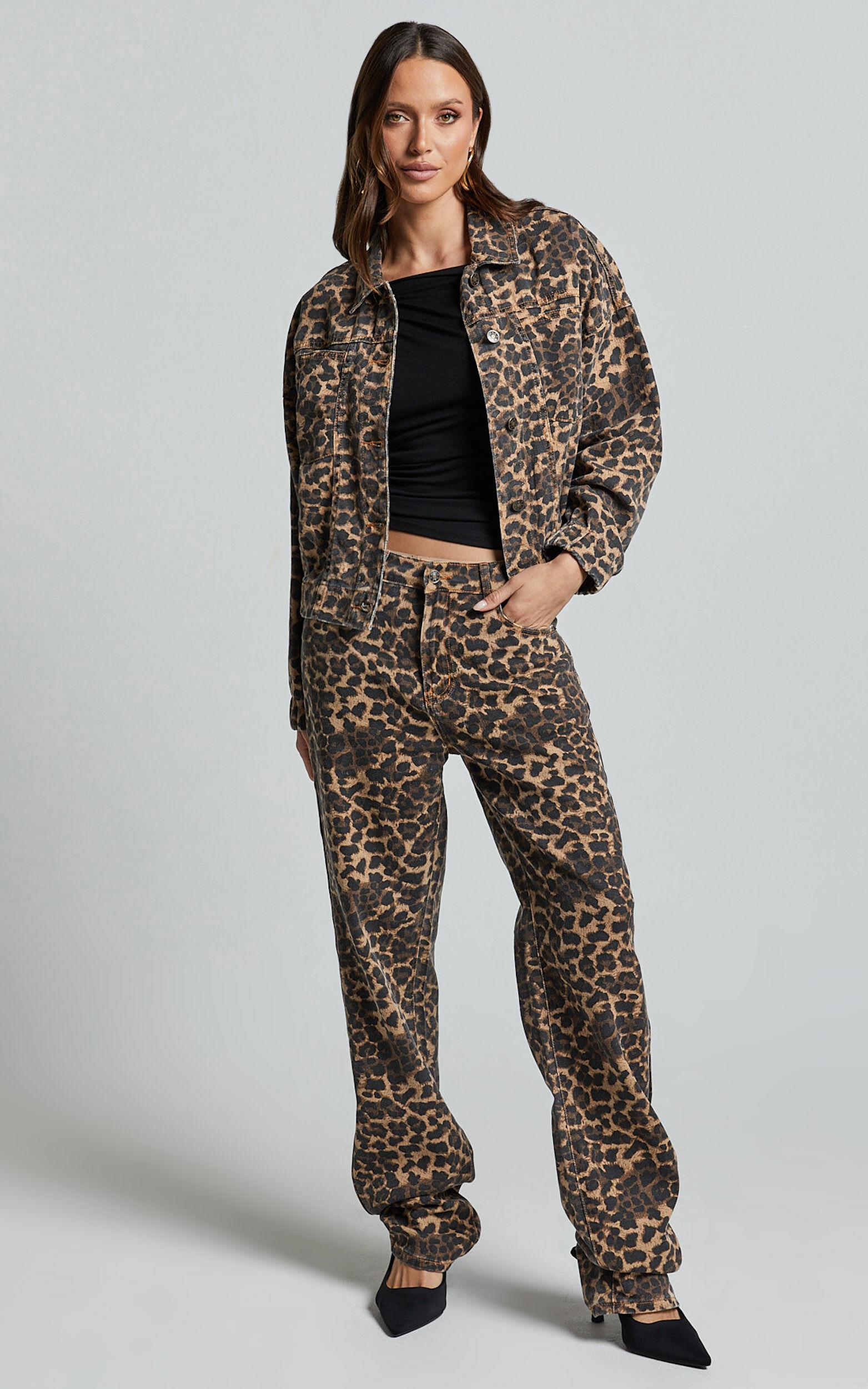 Lioness - Carmela Jeans in LEOPARD Product Image