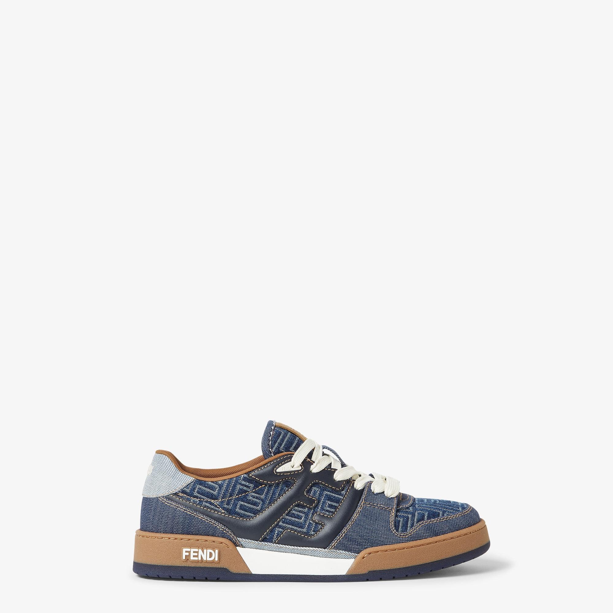 Fendi Match SneakersBlue FF Jacquard low-tops Product Image