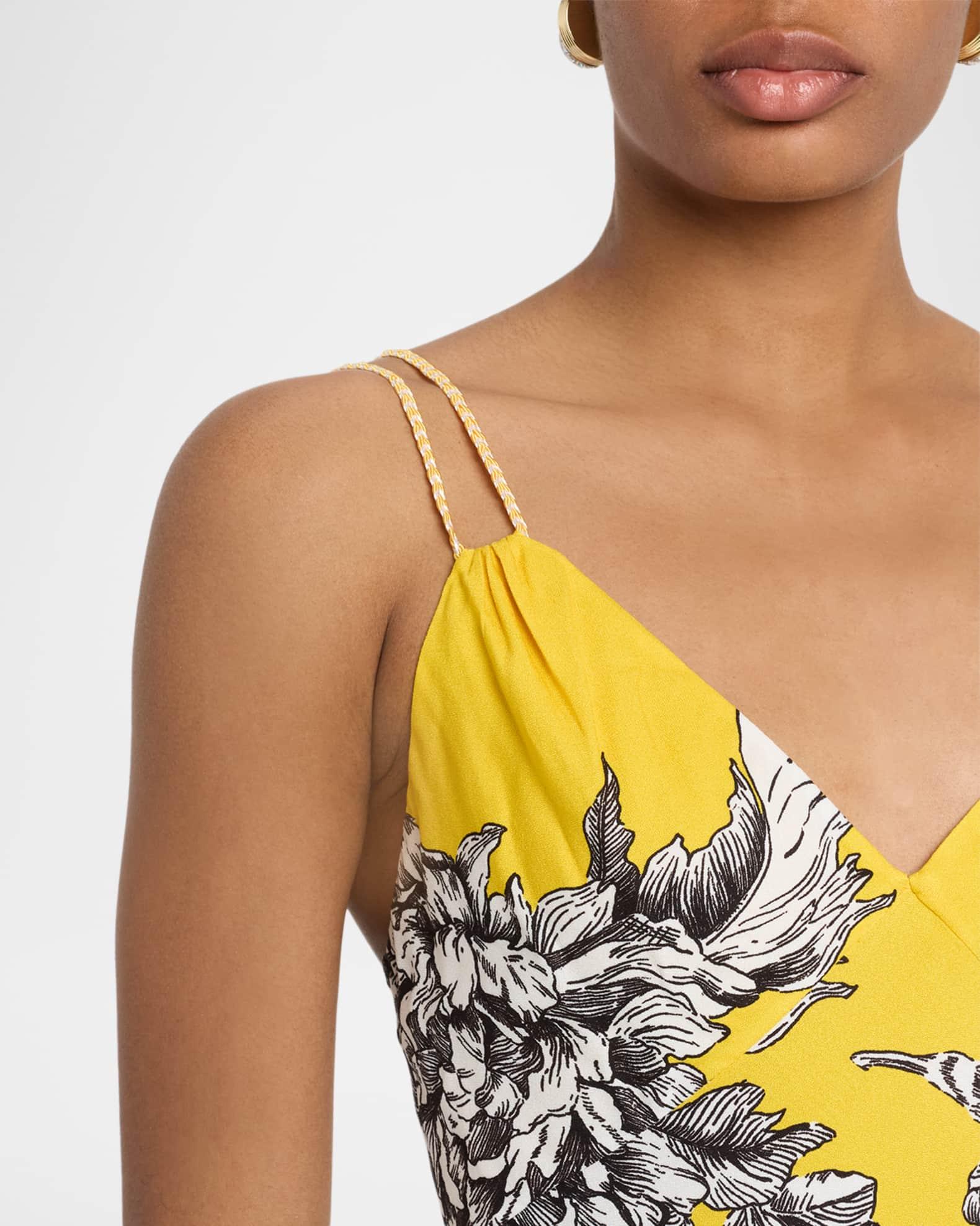 Kiro Blooming Wild Golden Hour Midi Slip Dress Product Image