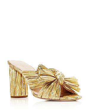 Loeffler Randall Penny Pleated Bow Sandals Product Image
