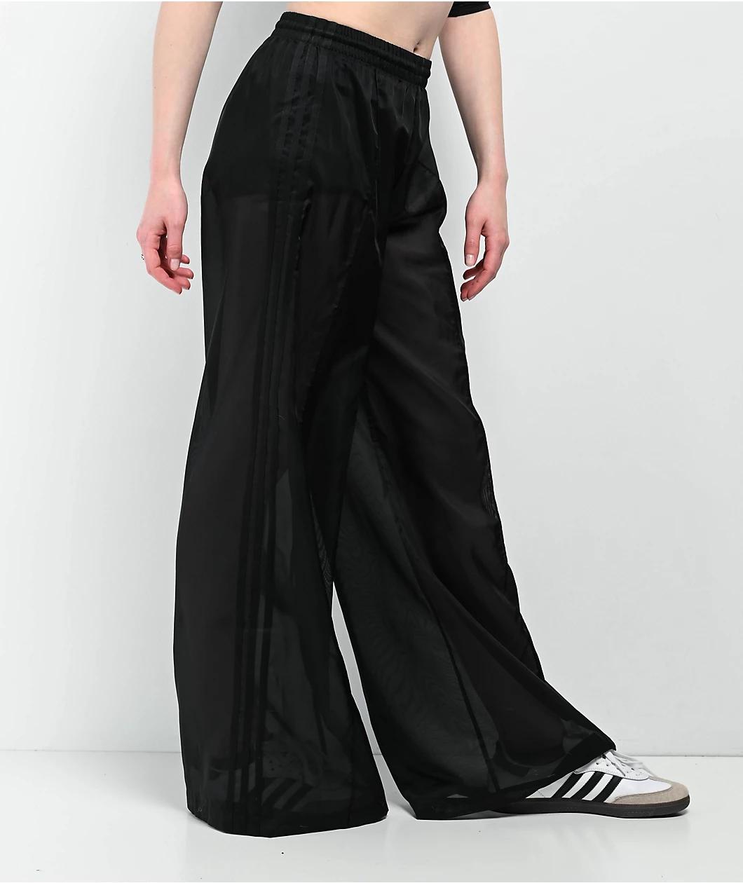 adidas adicolor Sheer Black Track Pants Product Image