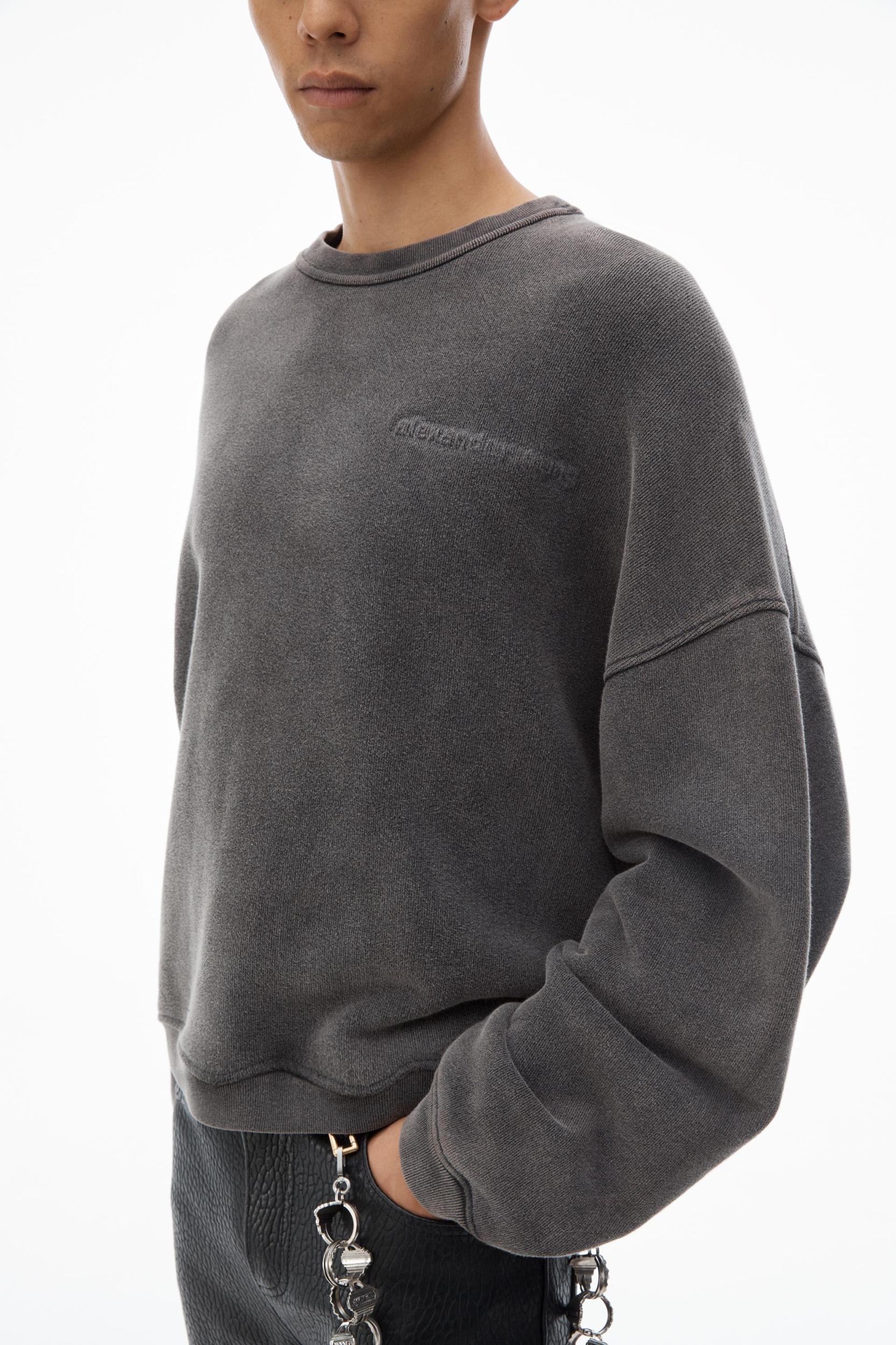 Men's Logo Crewneck Sweatshirt In Cotton Terry Product Image
