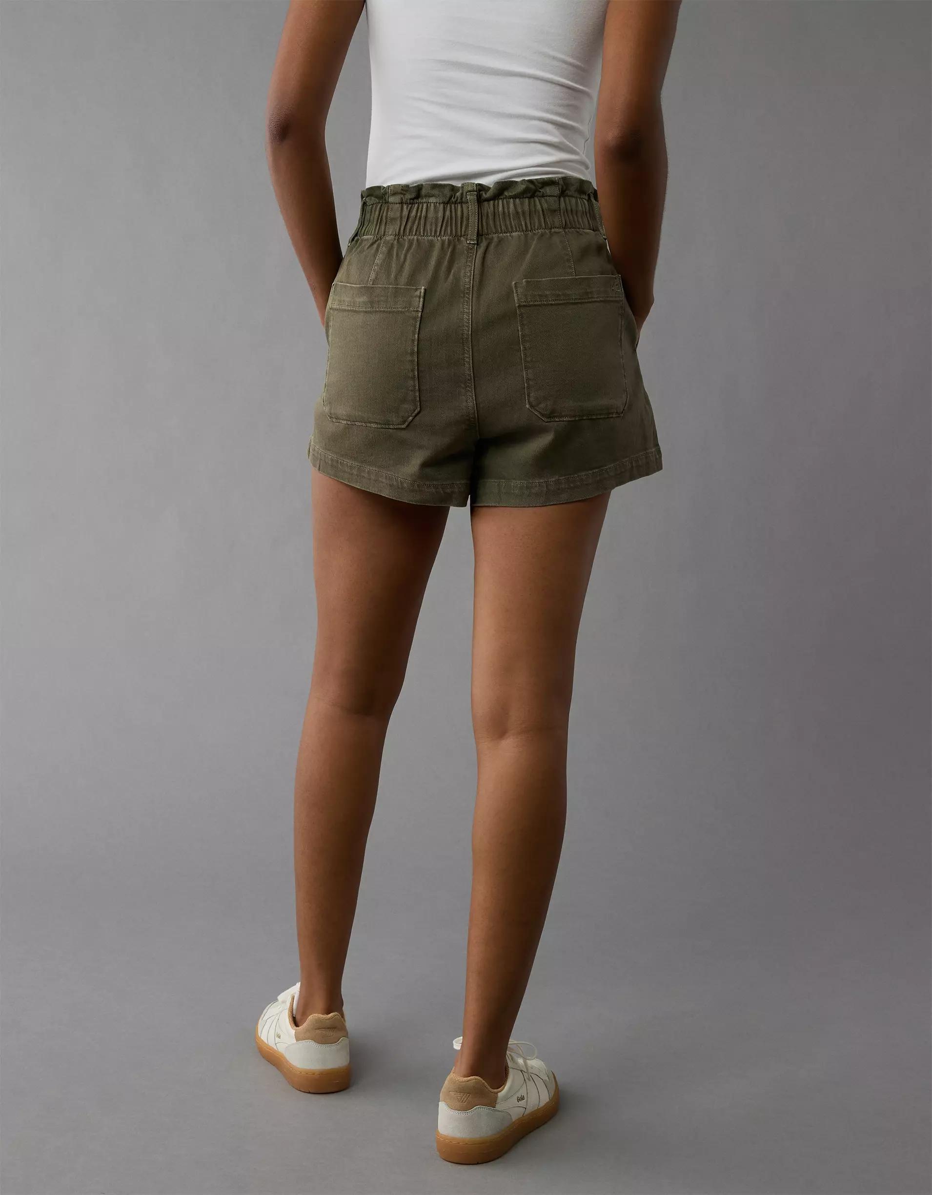 AE Dreamy Drape Stretch Paperbag Mom Short Product Image