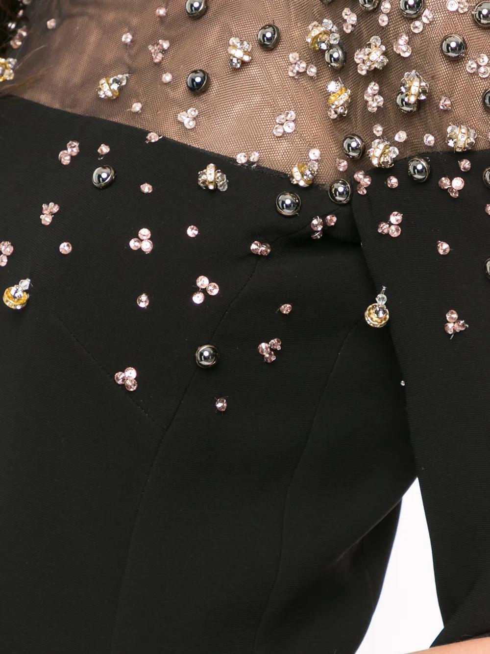 embellished panel dress Product Image