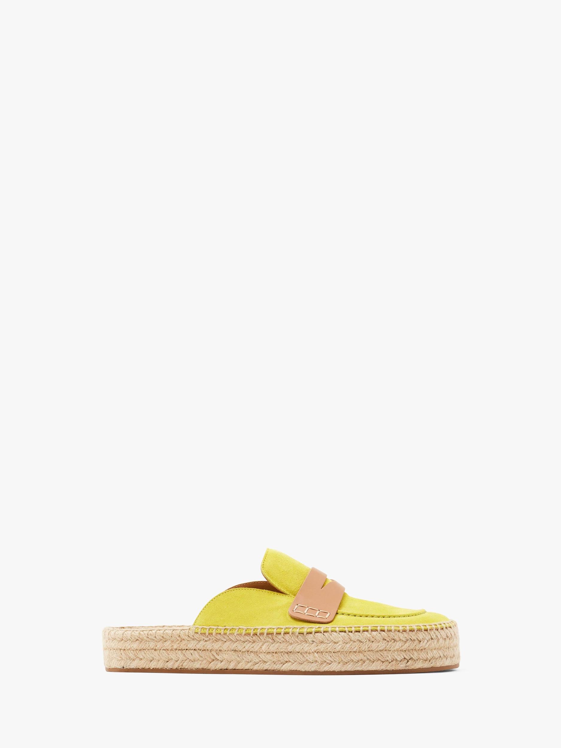 SUEDE ESPADRILLE LOAFER MULES Product Image
