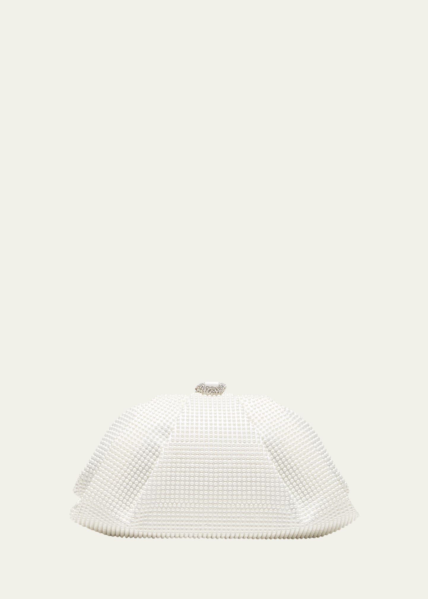 Gemma Pearly Rhinestone Top-Handle Bag Product Image