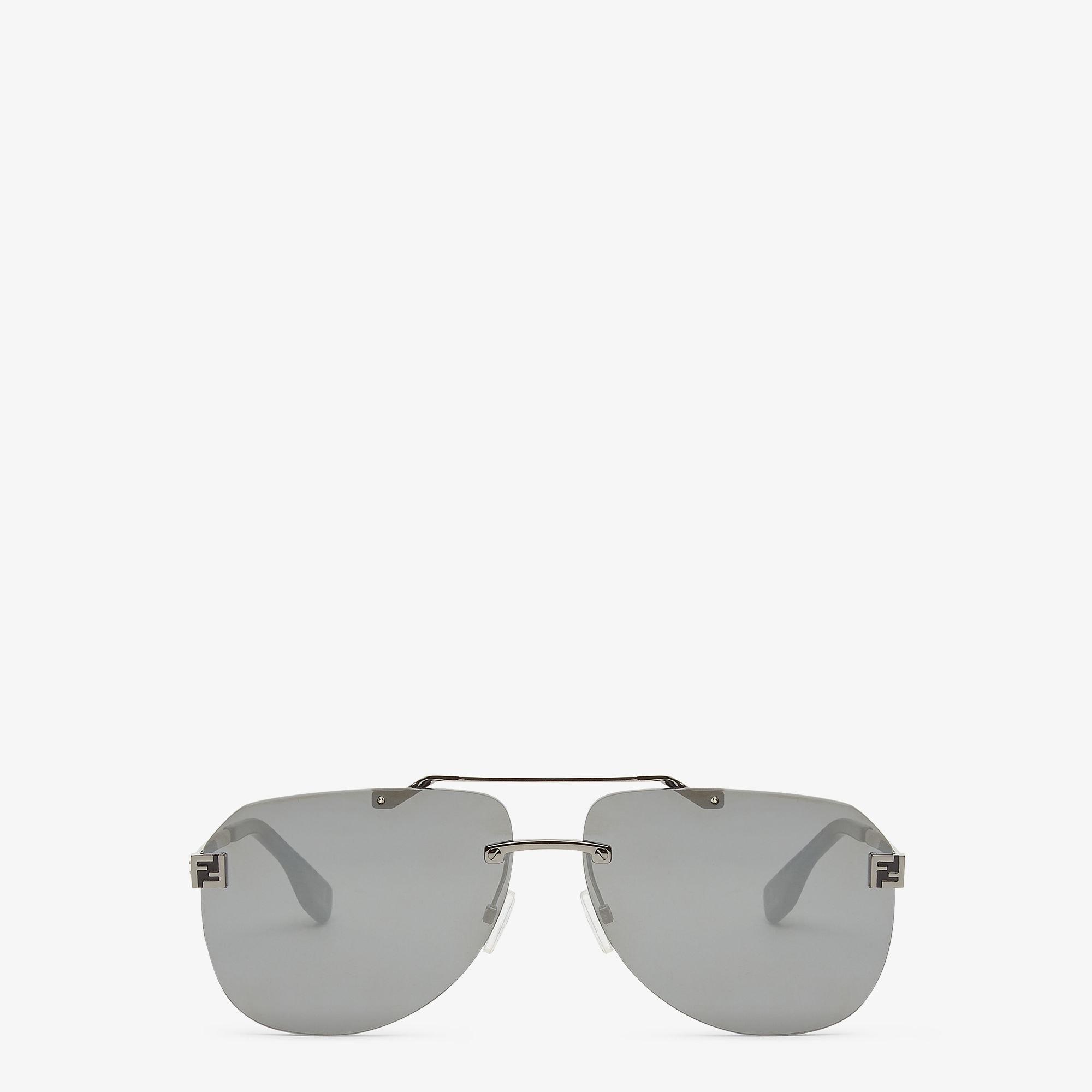 Fendi SkyRuthenium-colored metal sunglasses Product Image