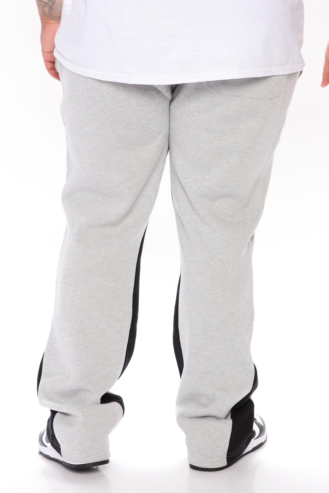 Tyson Flared Sweatpants - Grey Product Image