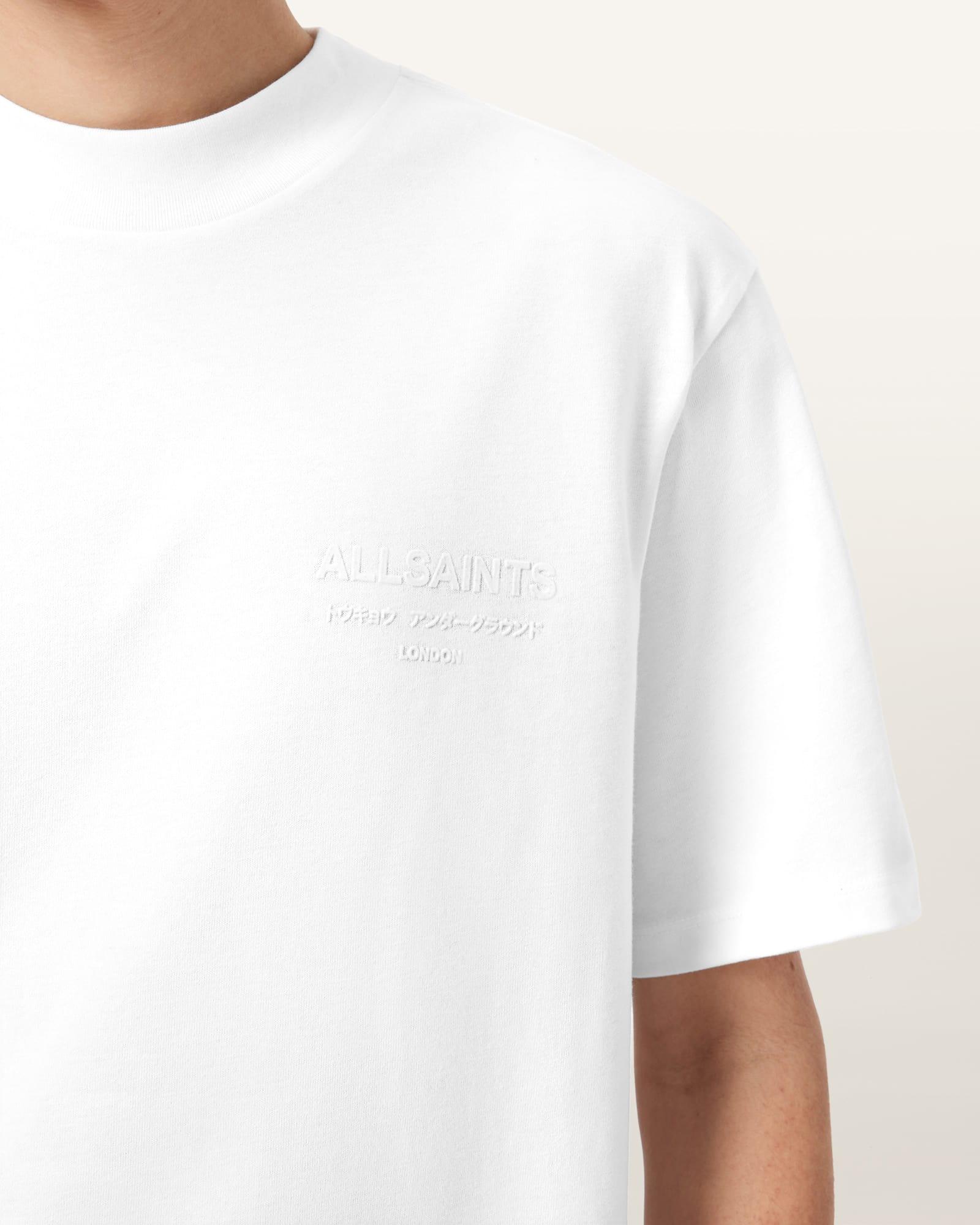 Xavier Cotton T-Shirt Optic White | ALLSAINTS US Product Image
