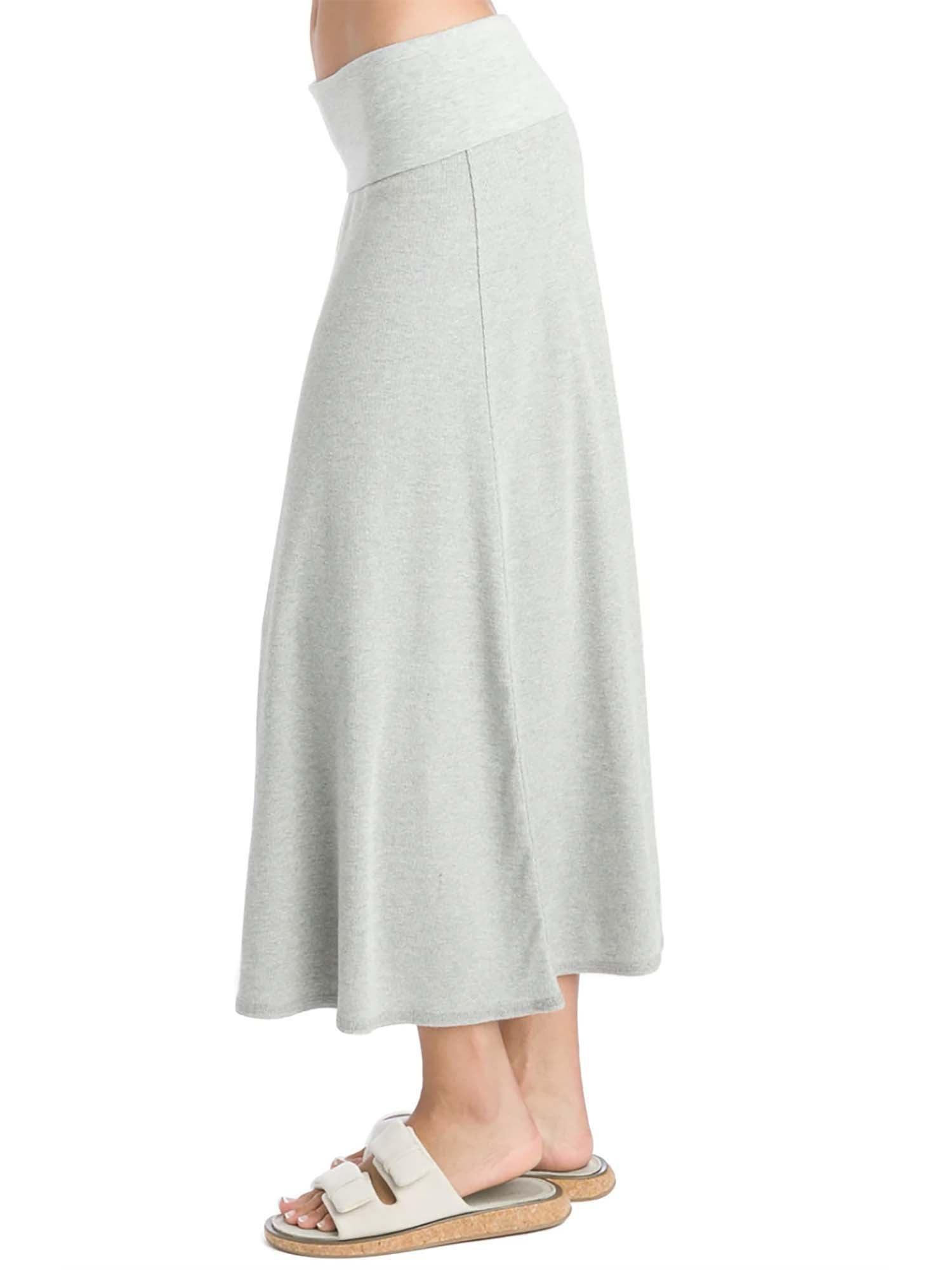 Hard Tail Ribbed Rolldown Long Skirt (Style CS-56) Product Image